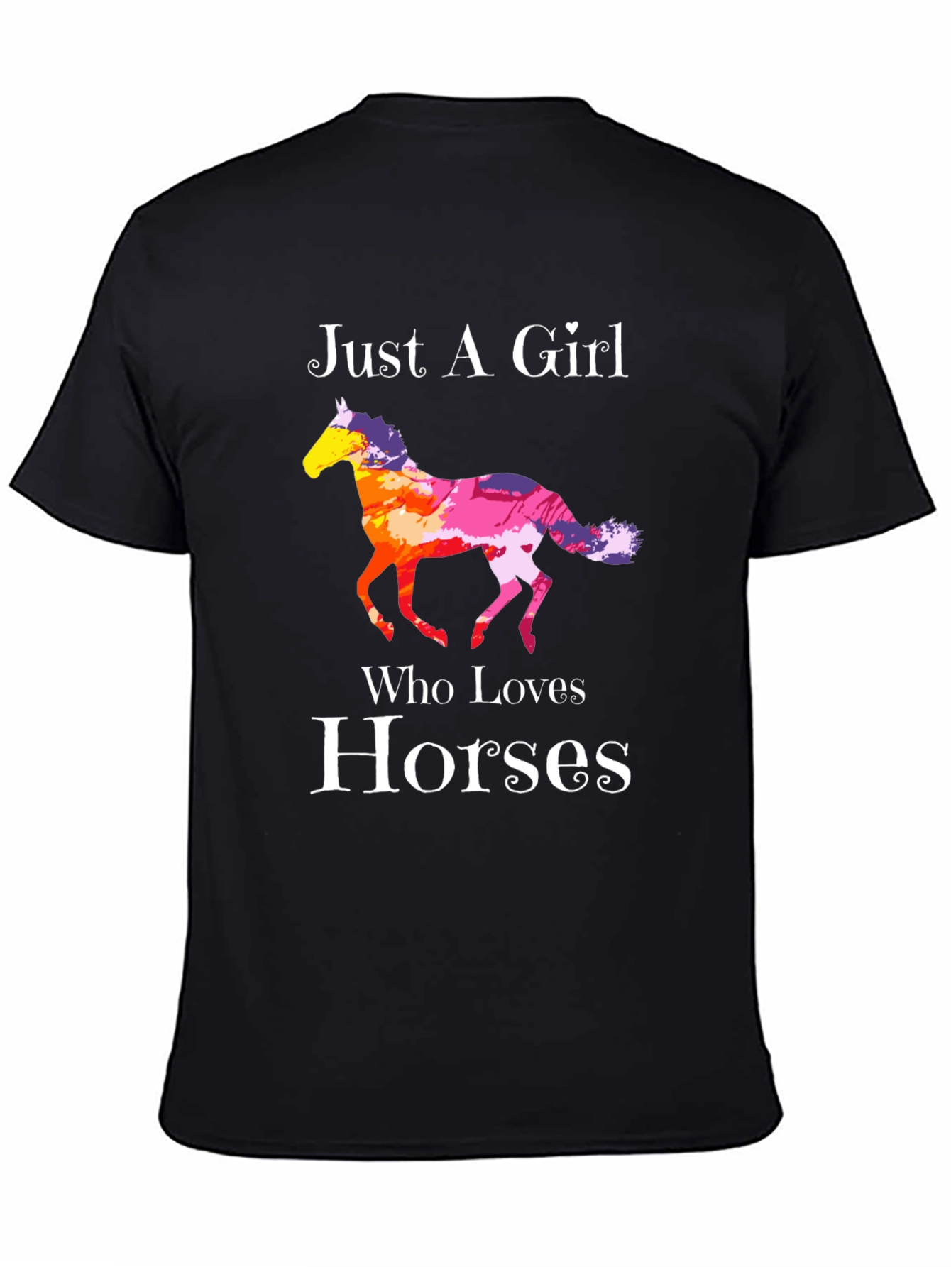 Just A Girl Who Loves Horses T-Shirt