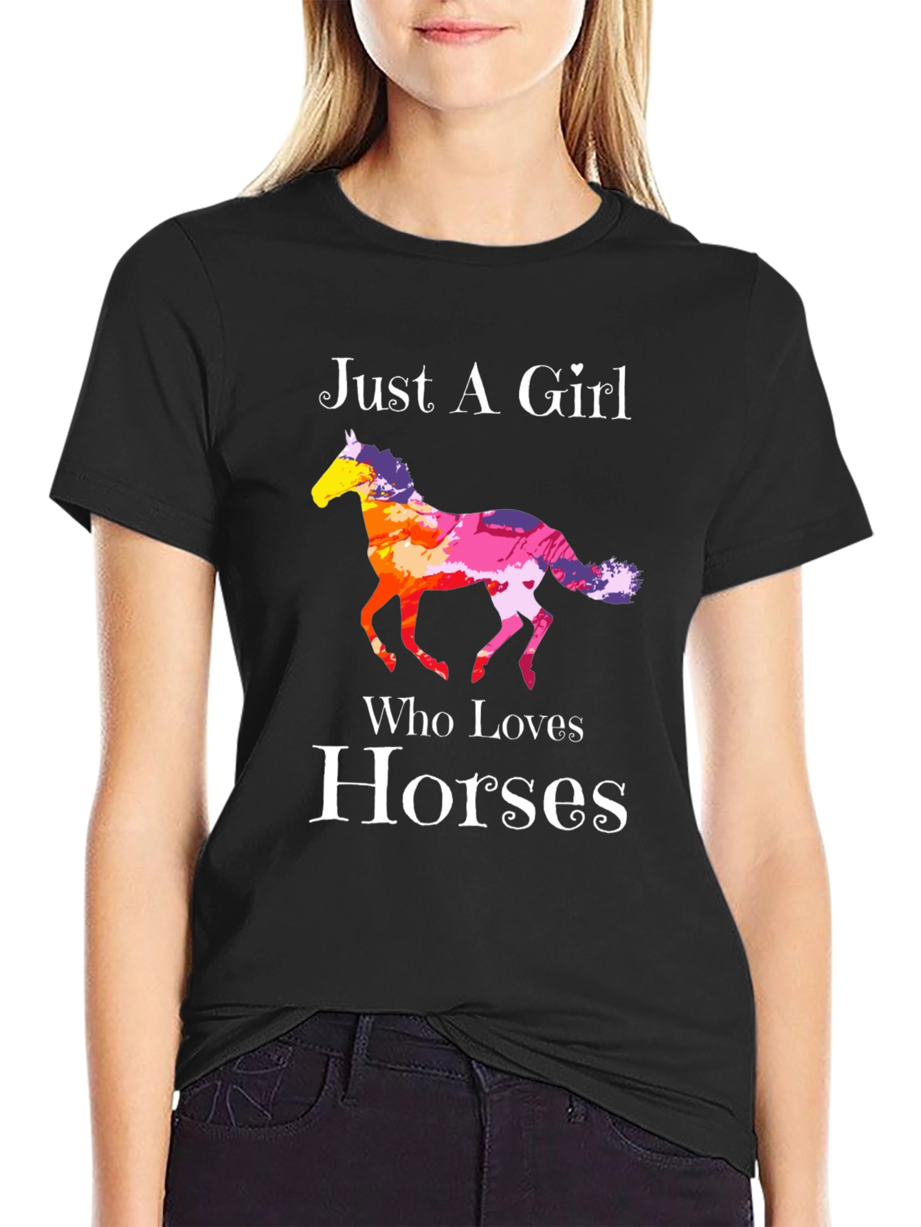 Just A Girl Who Loves Horses T-Shirt