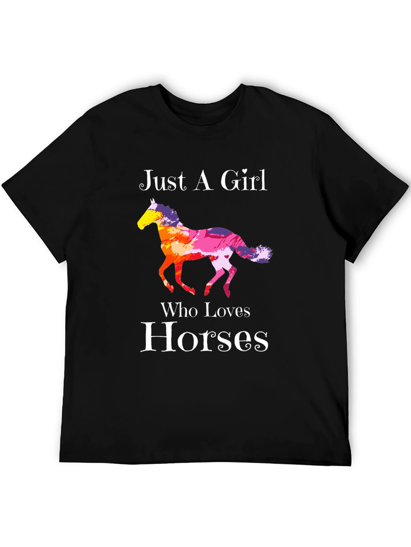 Just A Girl Who Loves Horses T-Shirt
