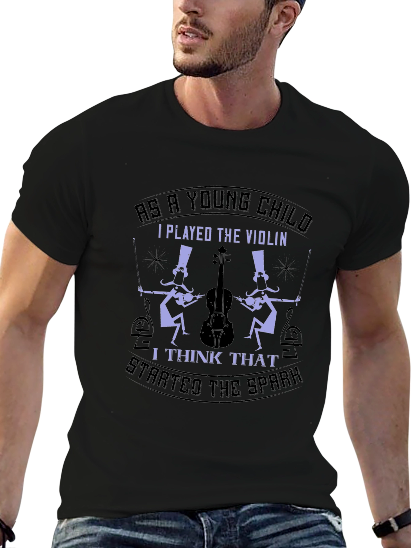Violin Player T-Shirt - Music Lover Tee