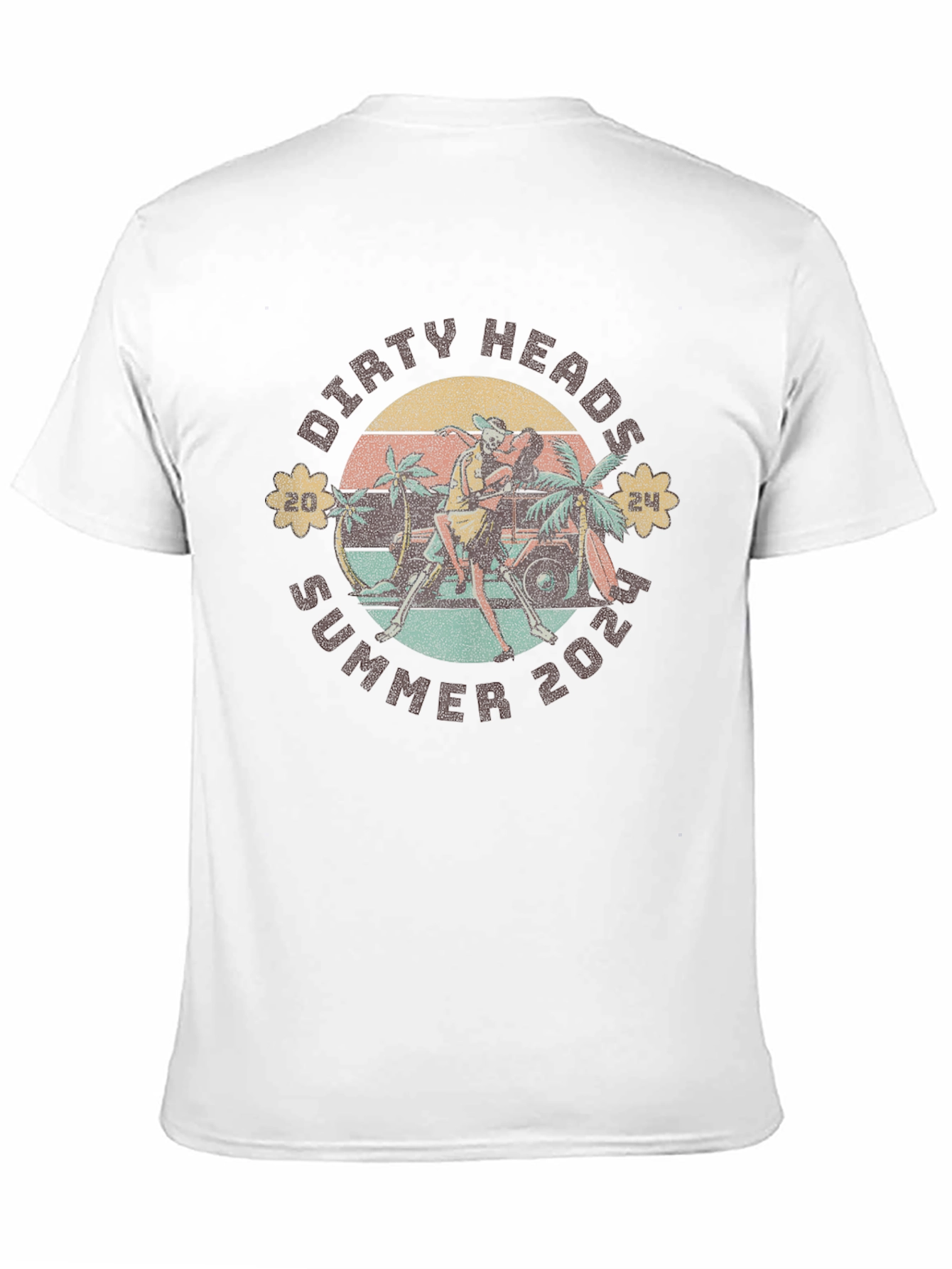 Dirty Heads Summer 2024 Black Graphic T-Shirt