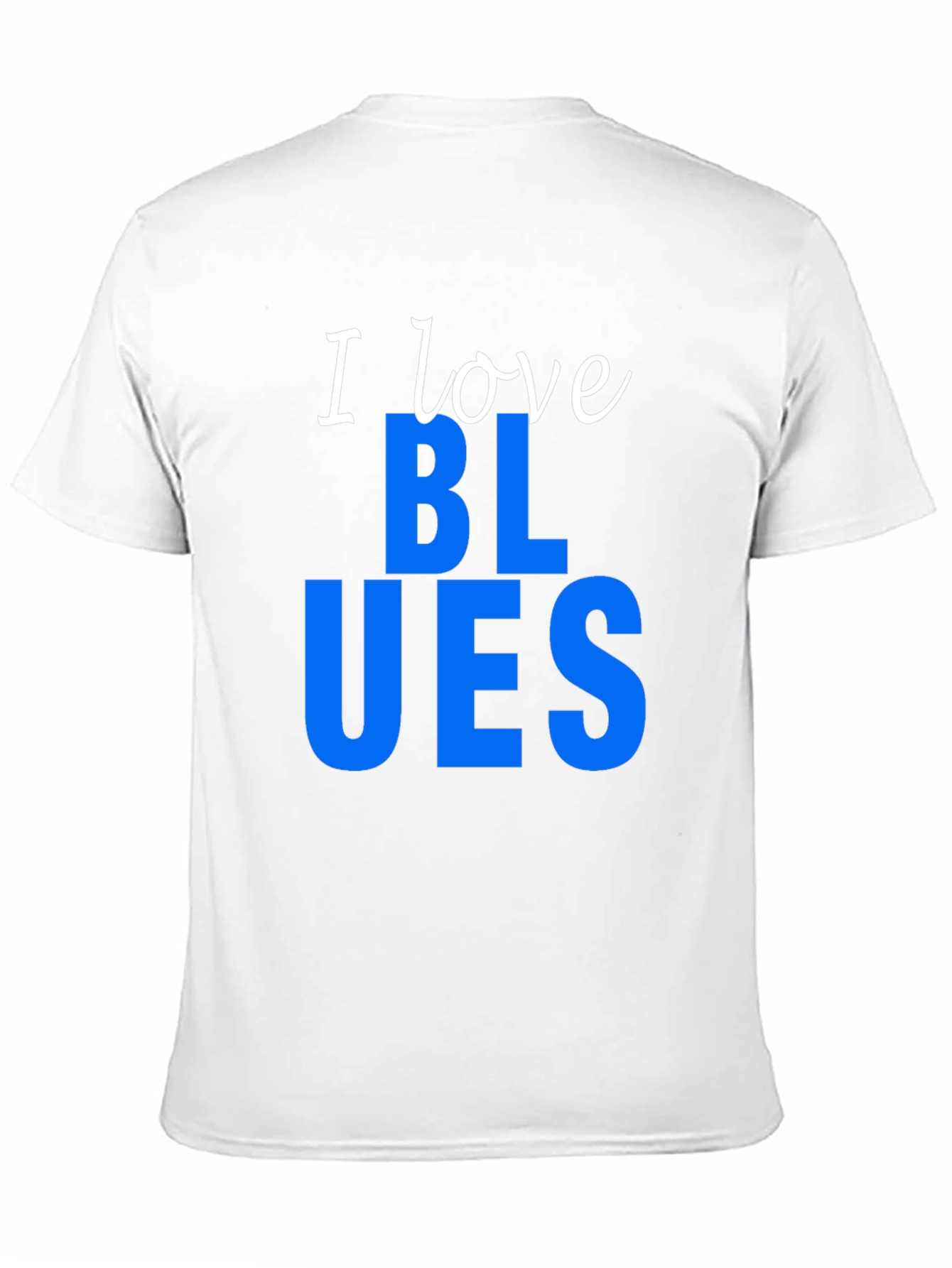 I Love Blues Graphic T-Shirt