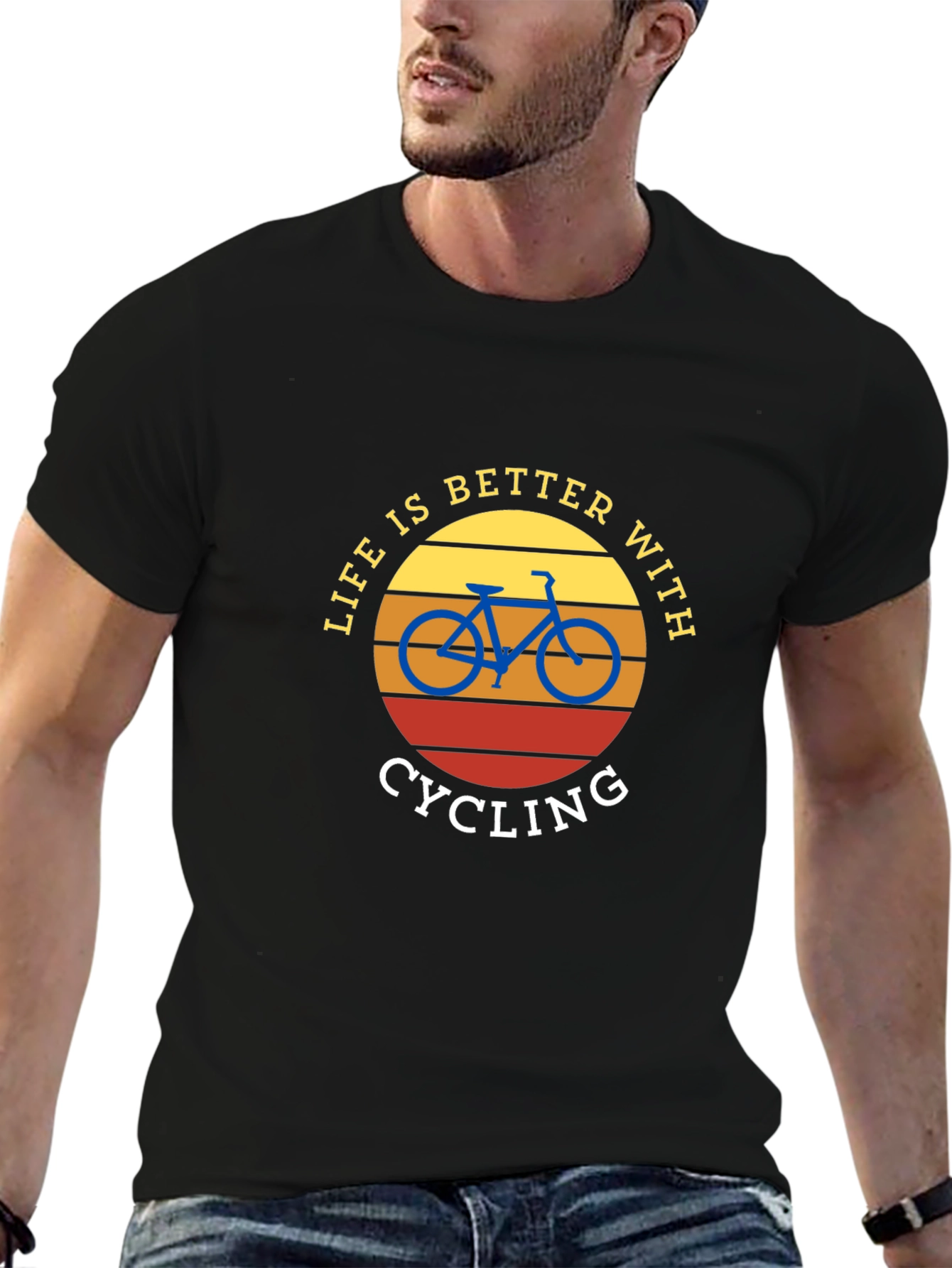 Life is Better with Cycling T-Shirt