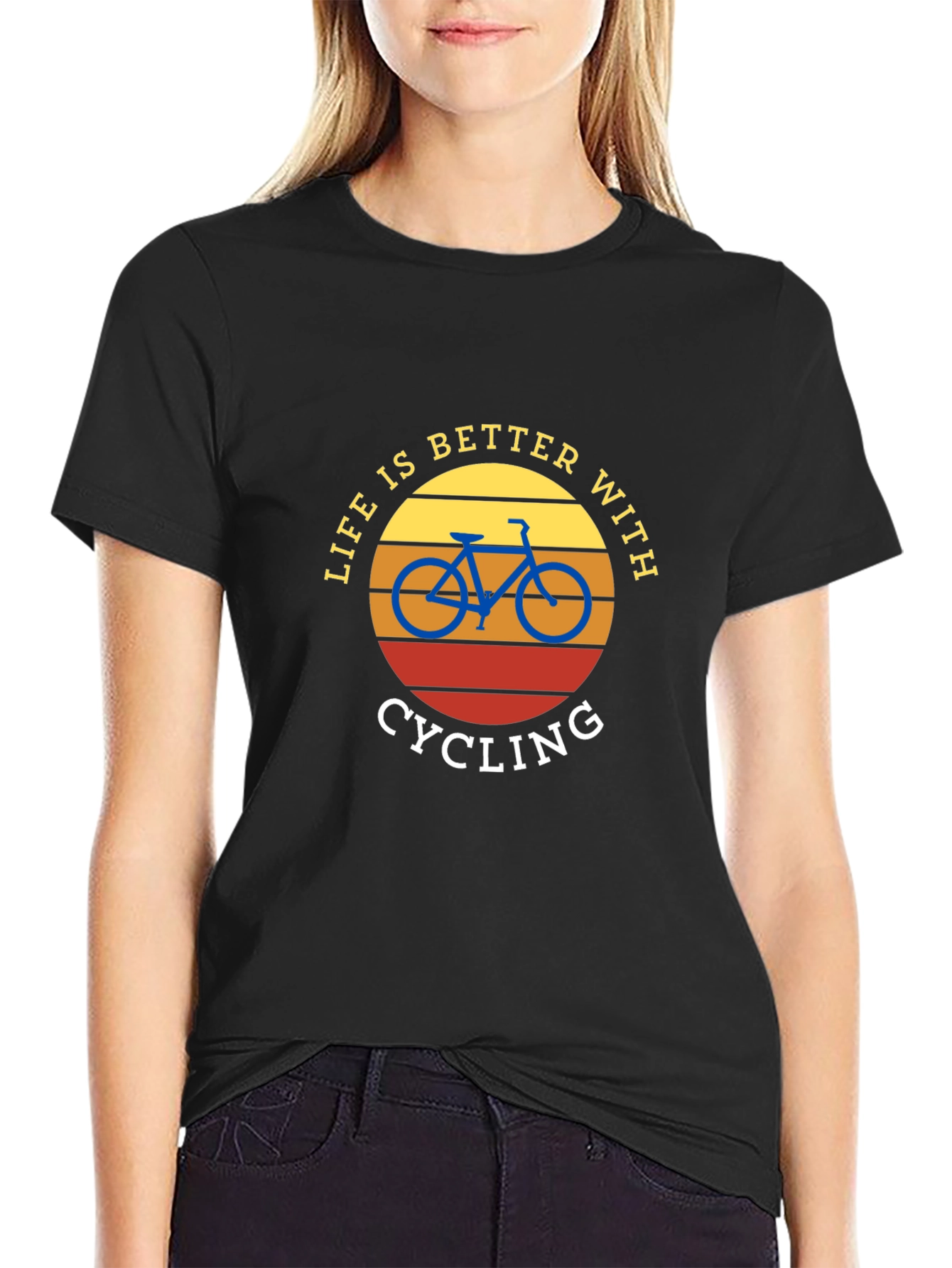 Life is Better with Cycling T-Shirt