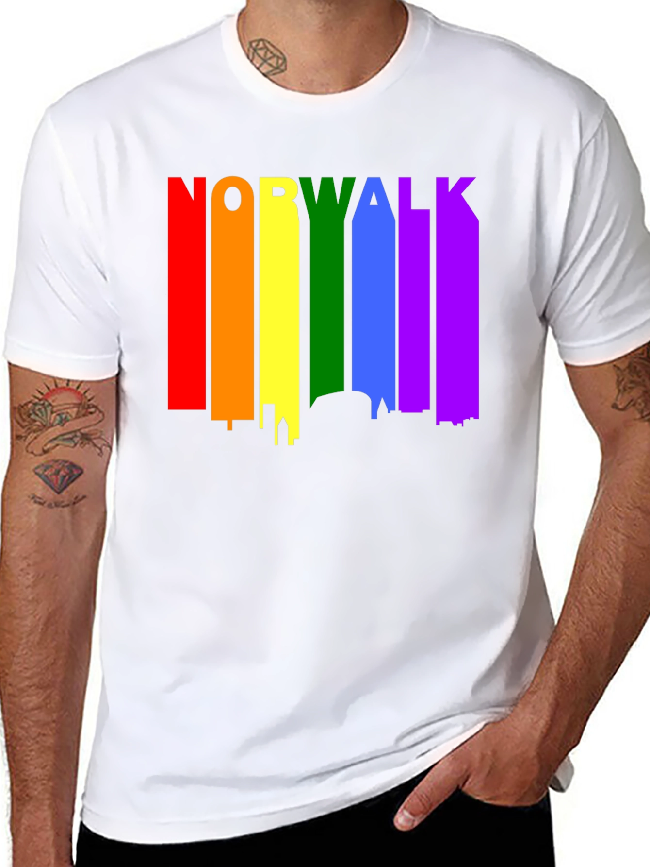Norwalk Pride Skyline T-Shirt
