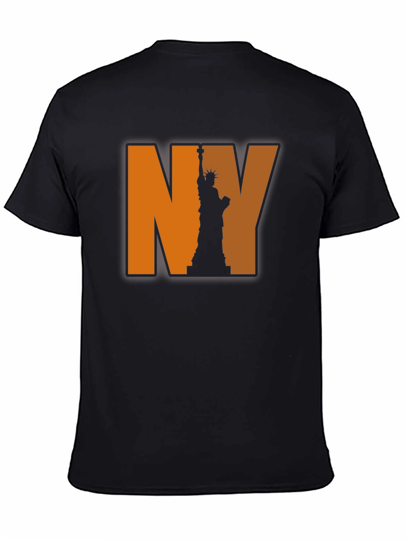 NY Statue of Liberty Graphic Tee - Black