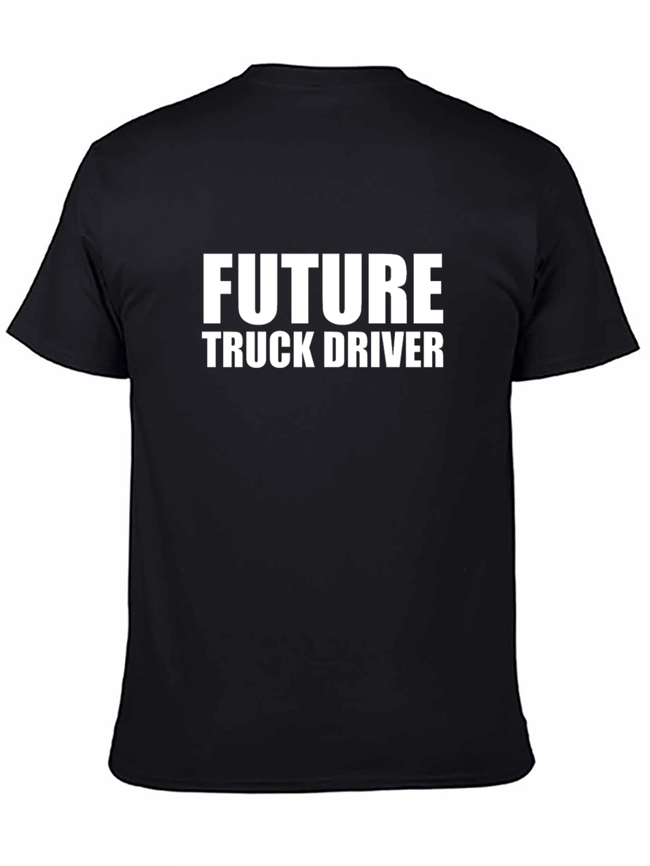 Future Truck Driver Black T-Shirt