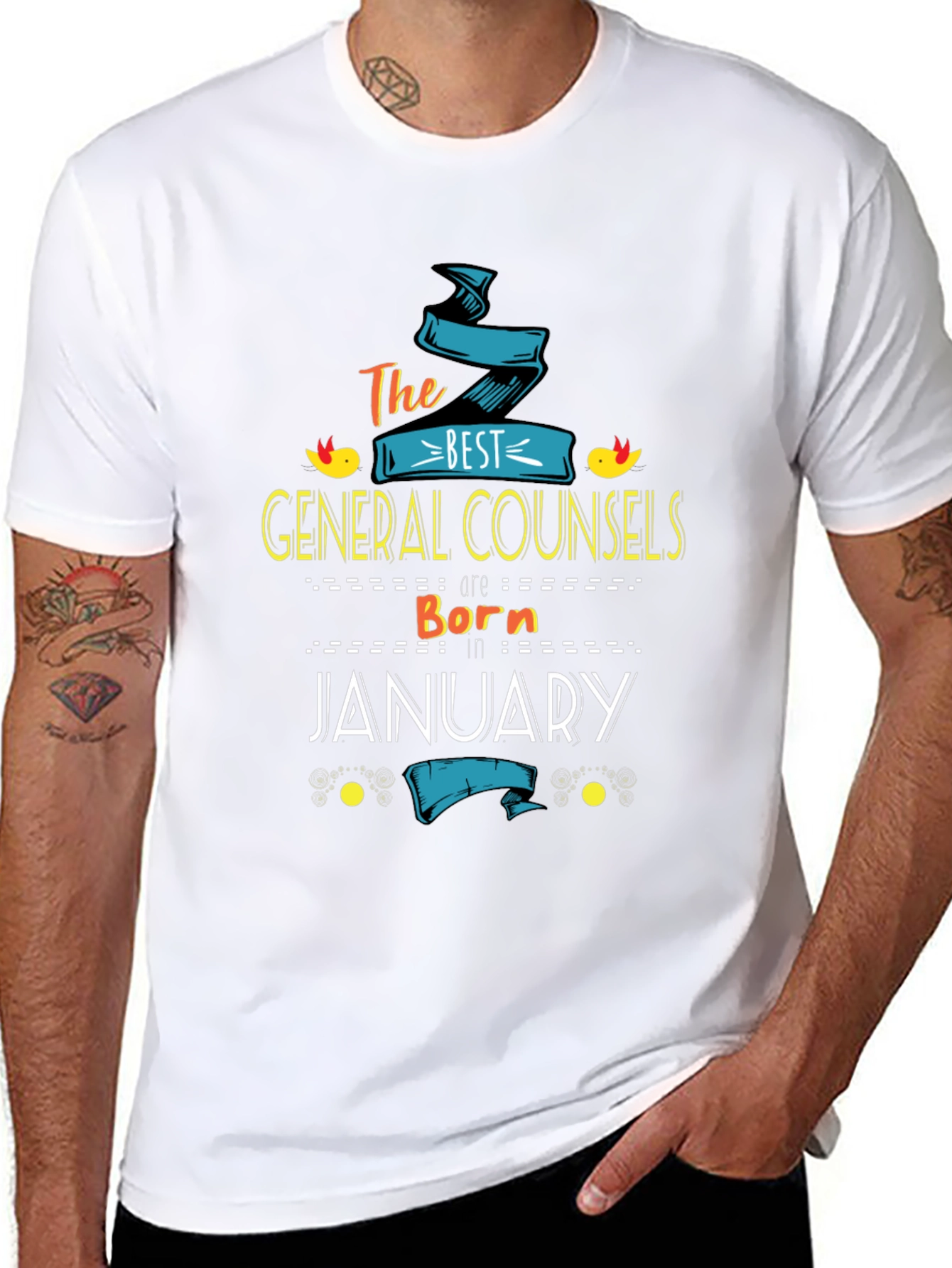 Best General Counsels Born in January T-Shirt