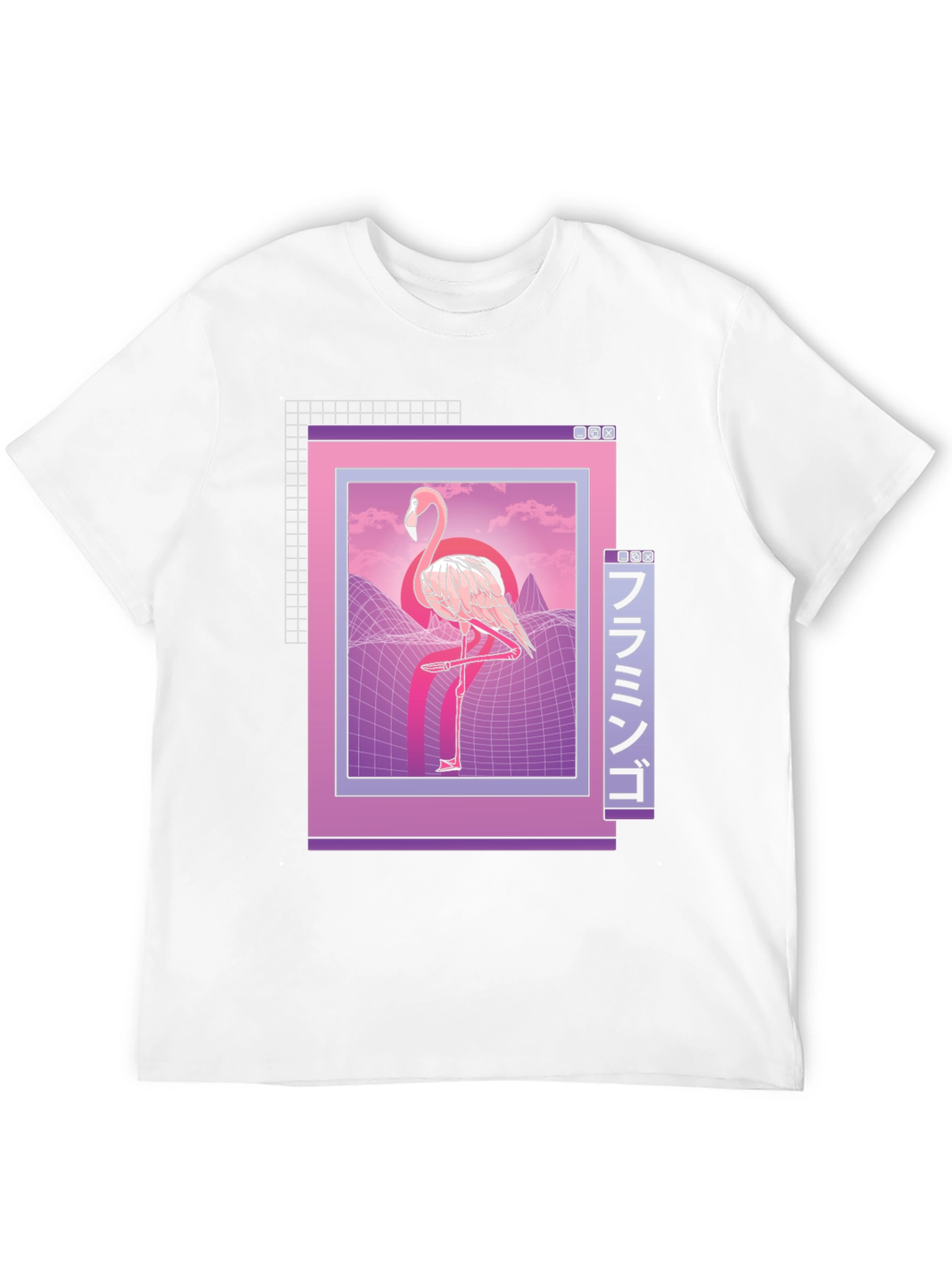 Flamingo Graphic Tee - Retro Aesthetic