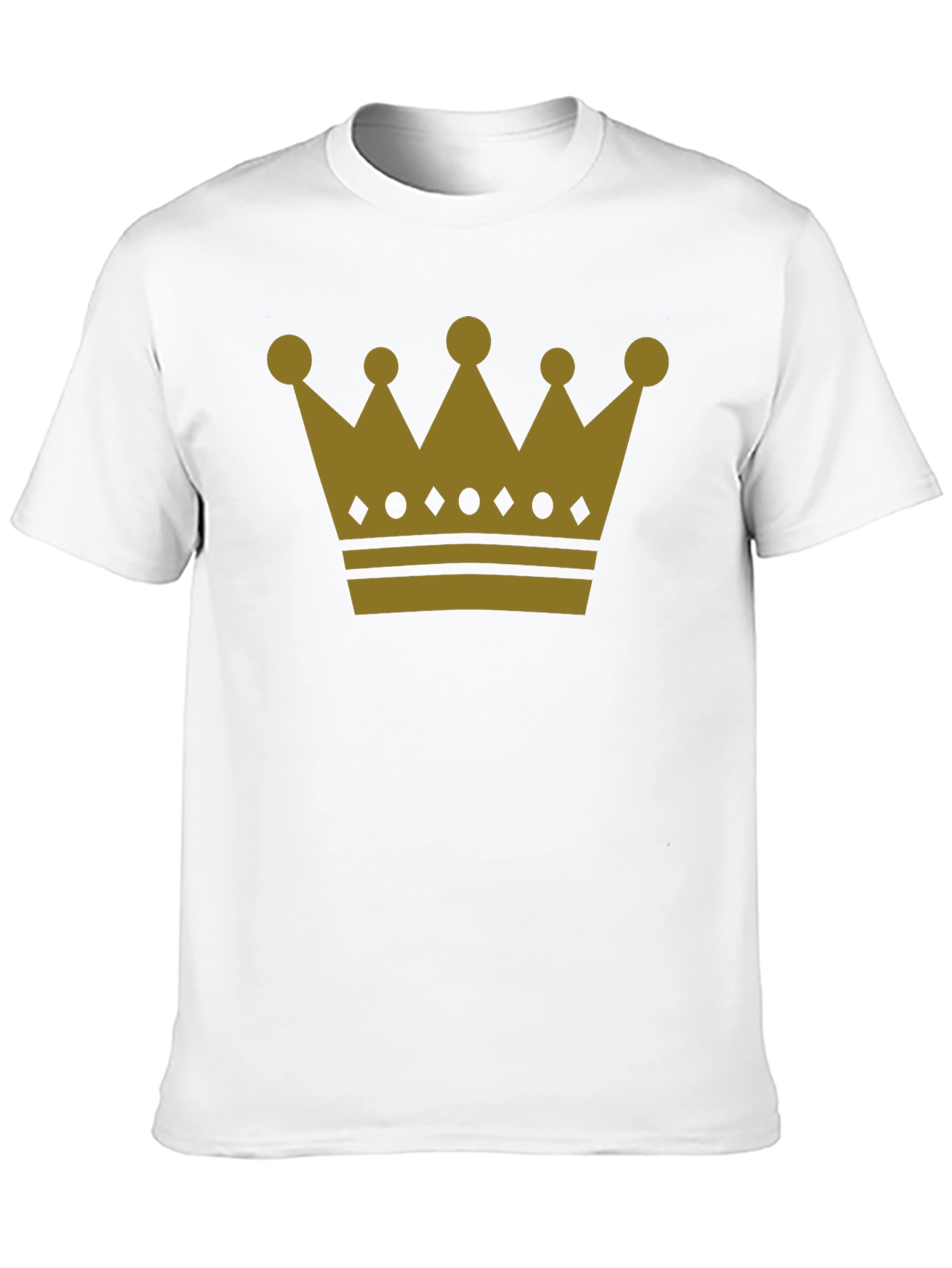 Kings Crown Graphic Tee - Black Cotton Shirt