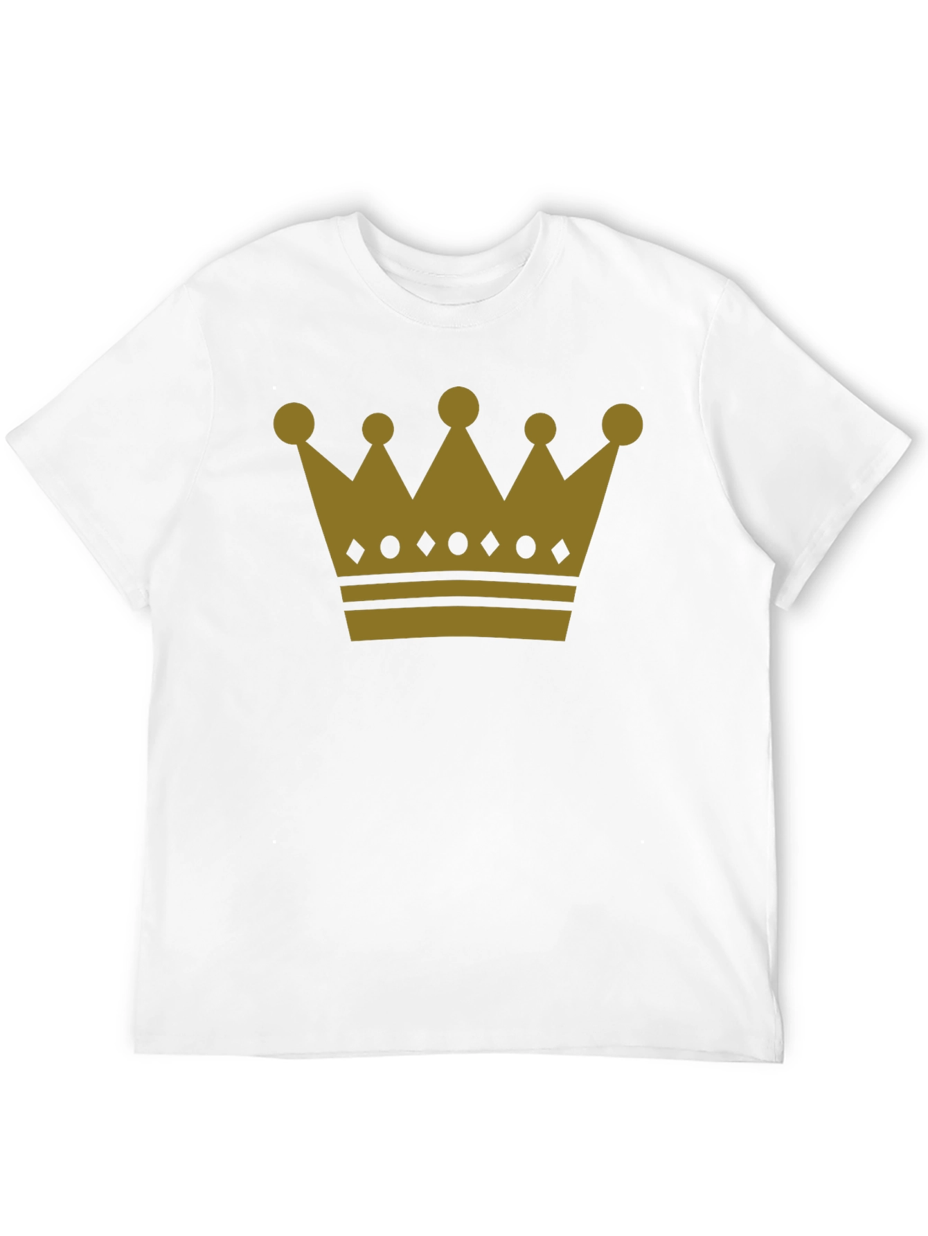 Kings Crown Graphic Tee - Black Cotton Shirt