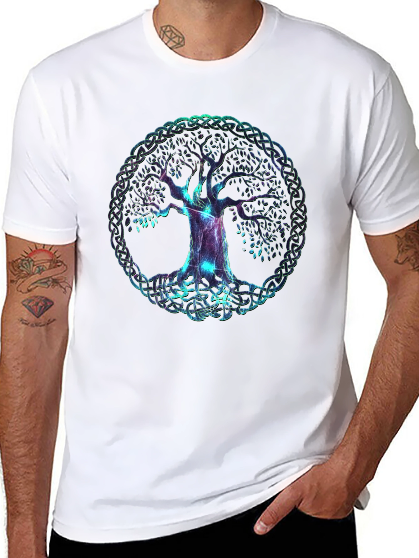 Celtic Tree of Life Graphic T-Shirt