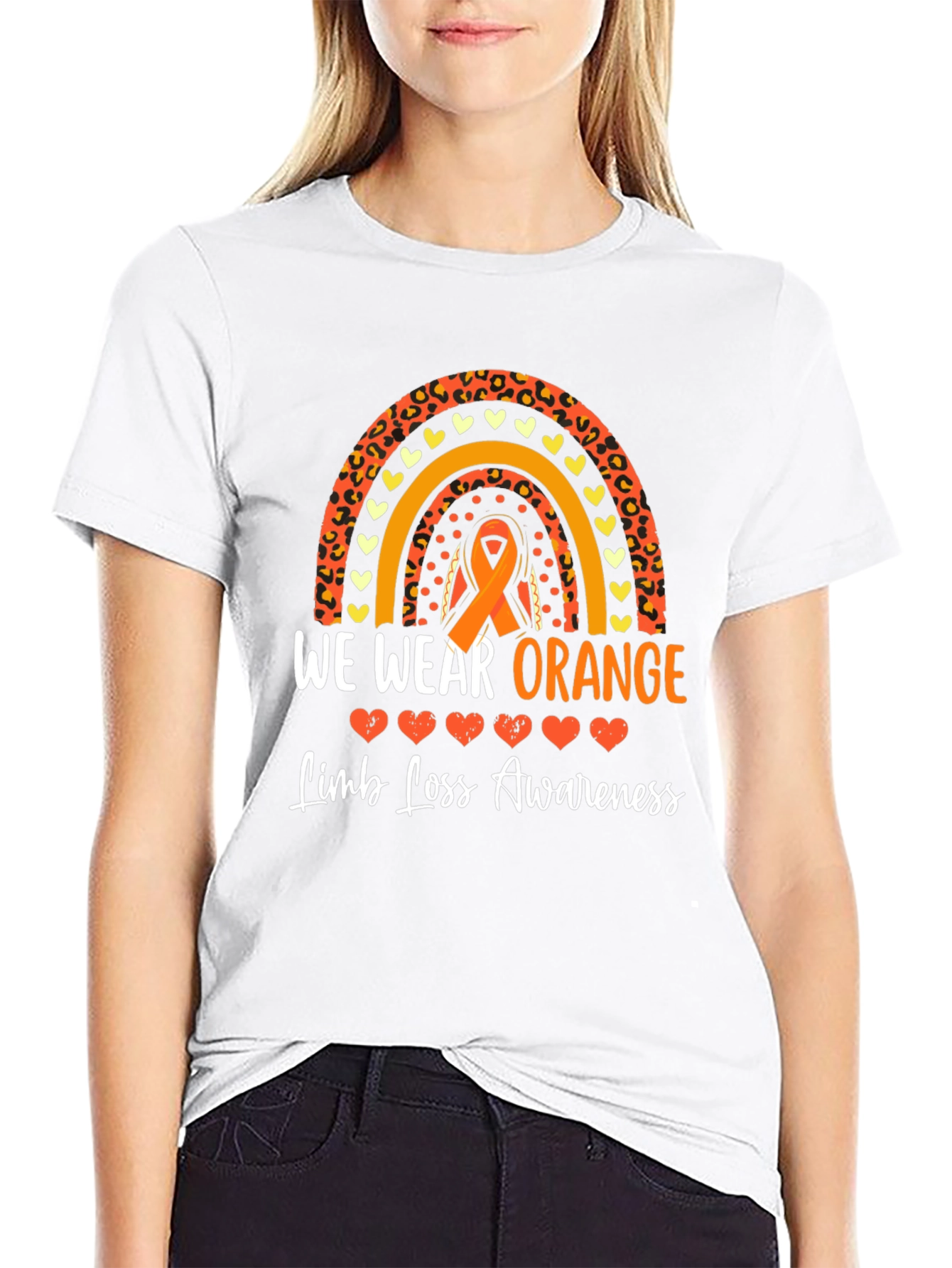 We Wear Orange Limb Loss Awareness T-Shirt