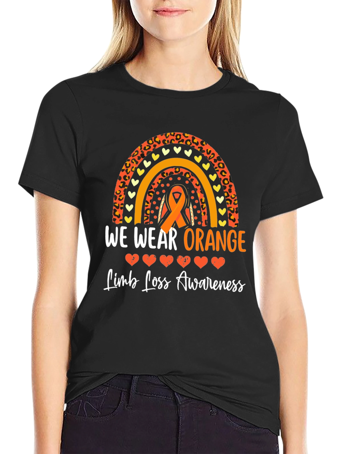 We Wear Orange Limb Loss Awareness T-Shirt