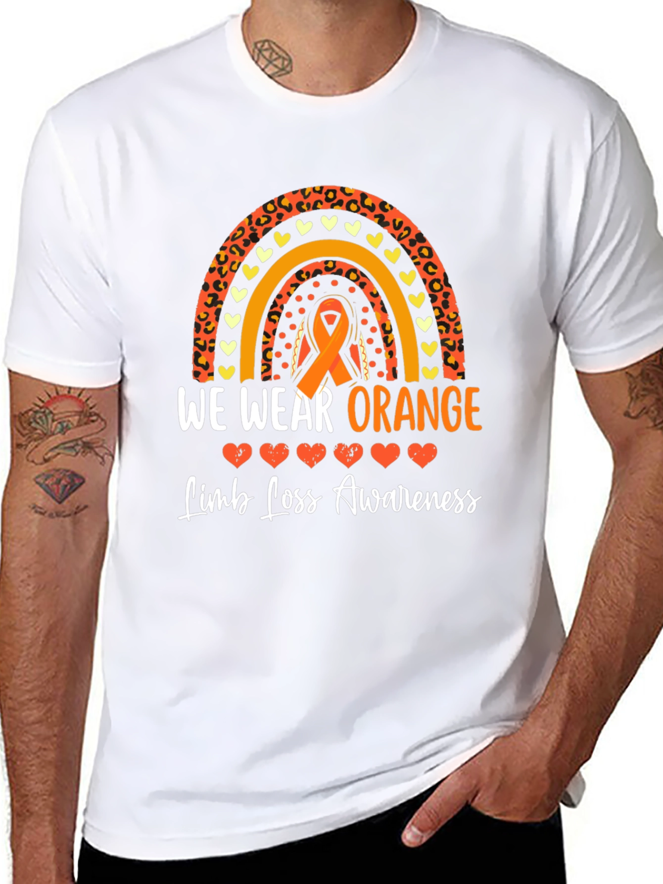 We Wear Orange Limb Loss Awareness T-Shirt