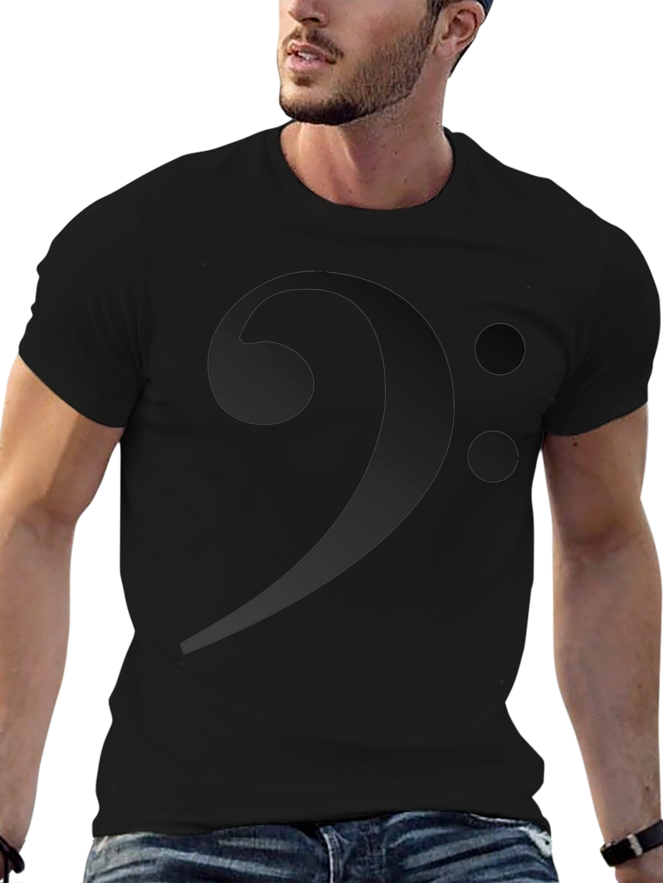 Bass Clef T-Shirt - Musical Style