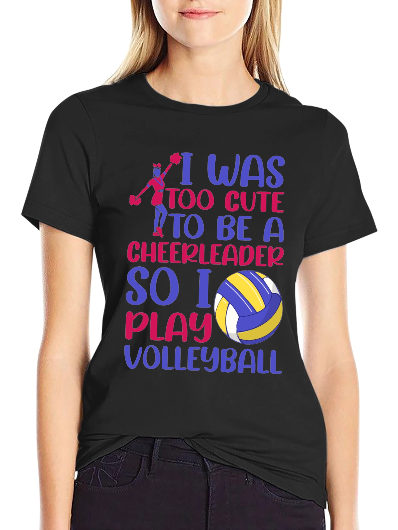 Volleyball Player T-Shirt: I Was Too Cute