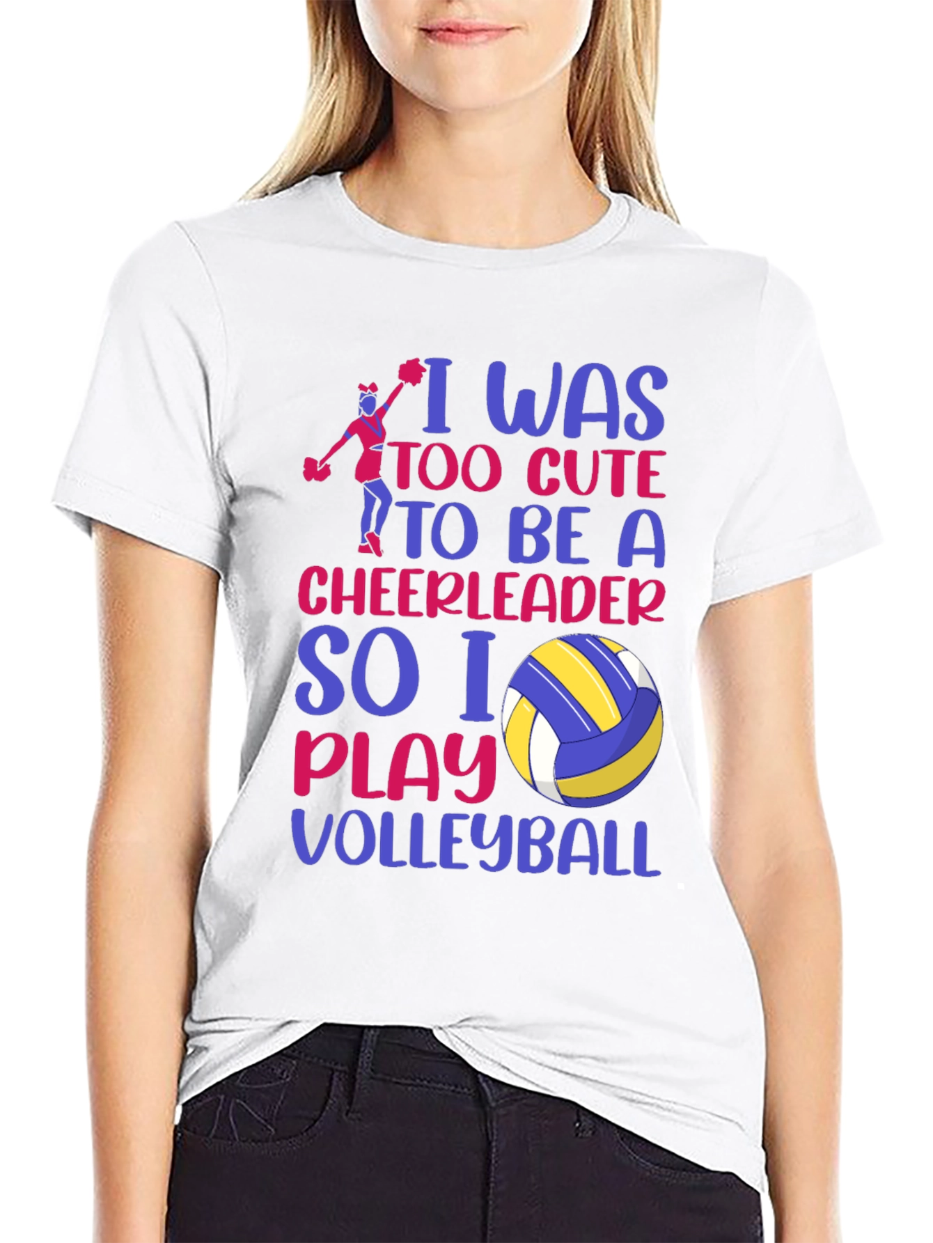 Volleyball Player T-Shirt: I Was Too Cute