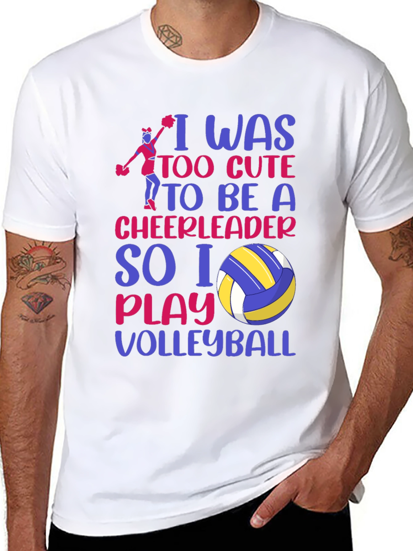 Volleyball Player T-Shirt: I Was Too Cute