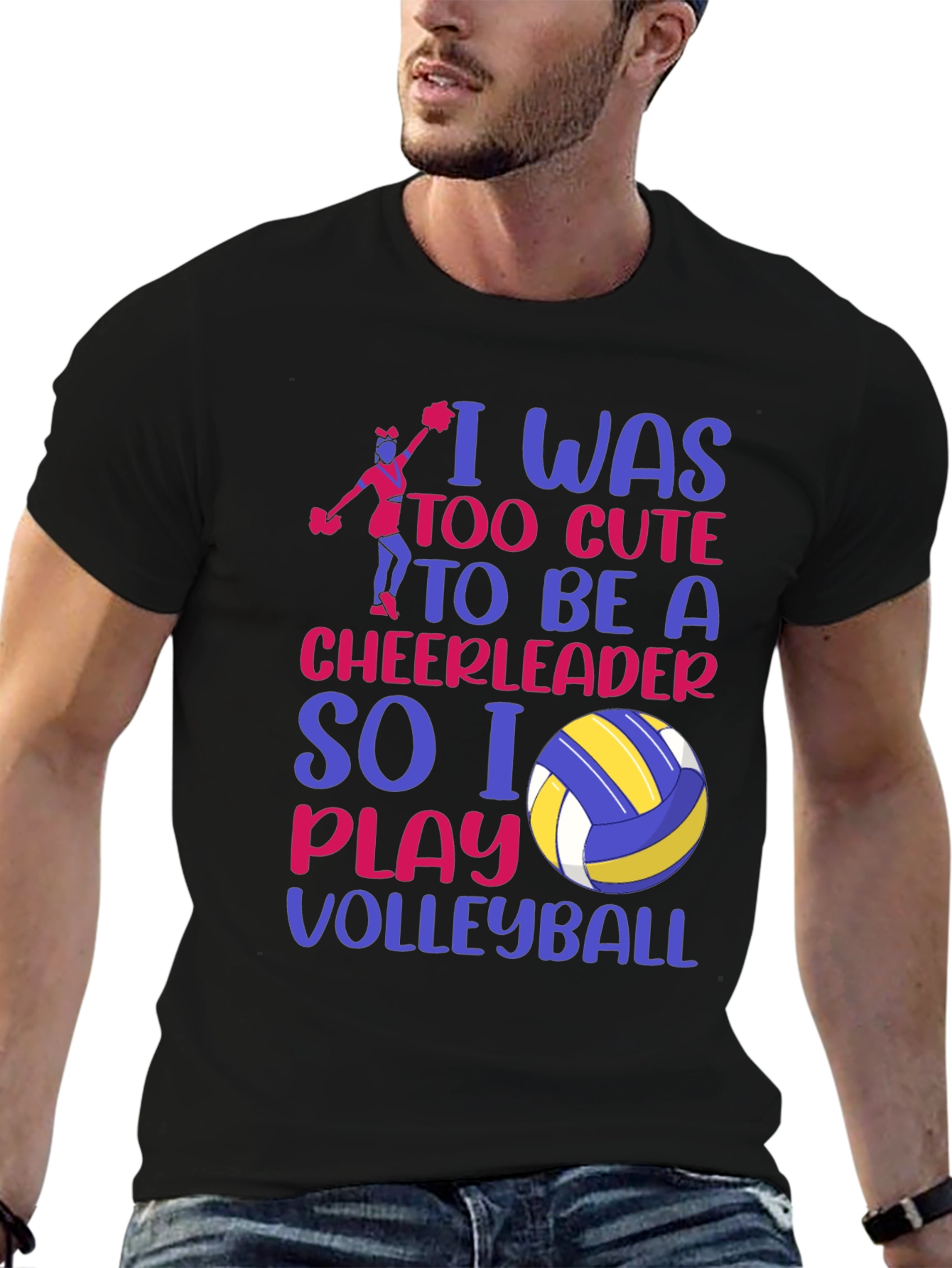 Volleyball Player T-Shirt: I Was Too Cute