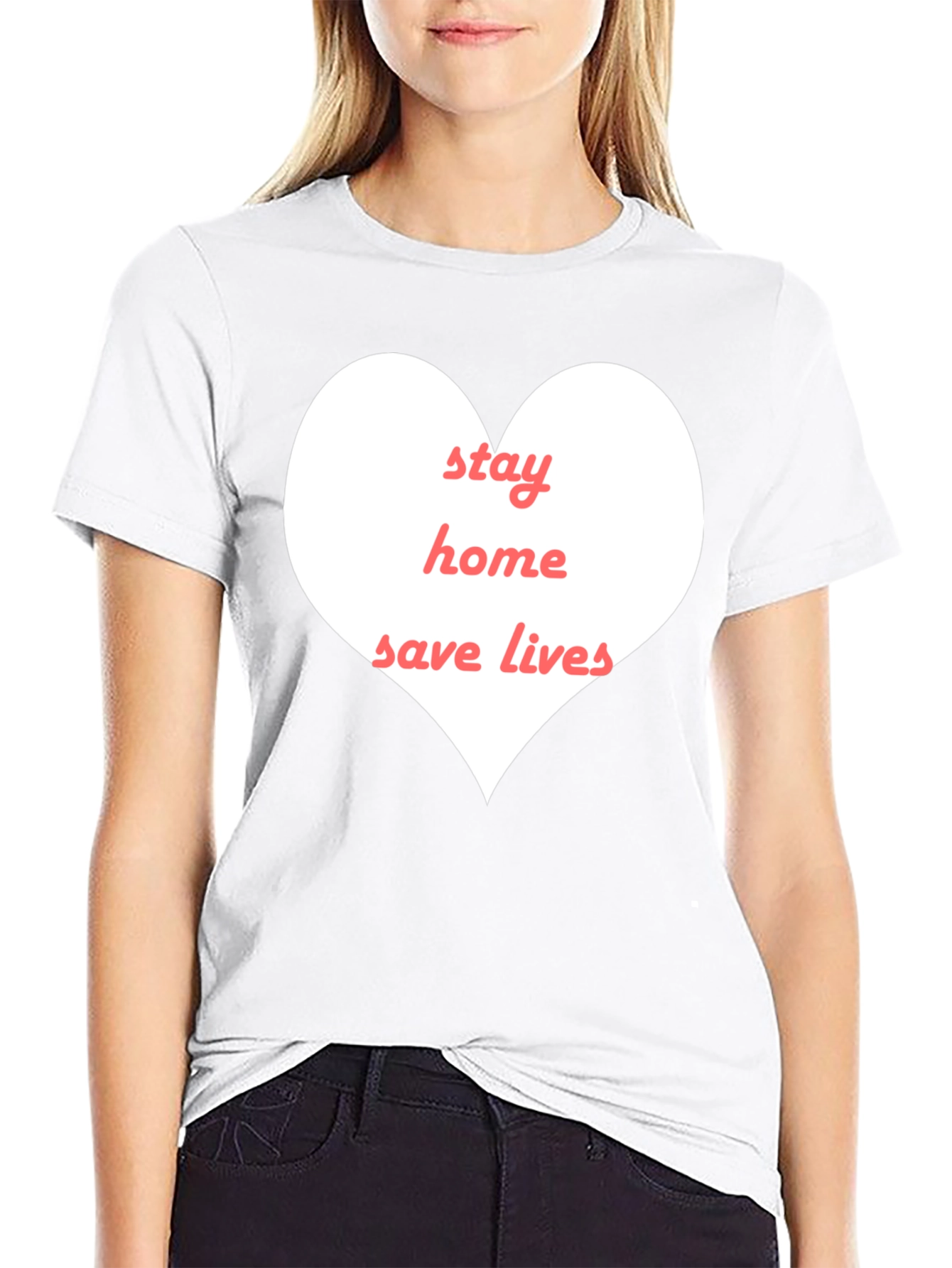 Stay Home Save Lives Graphic Tee