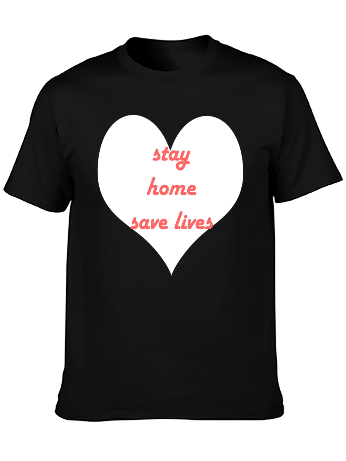 Stay Home Save Lives Graphic Tee