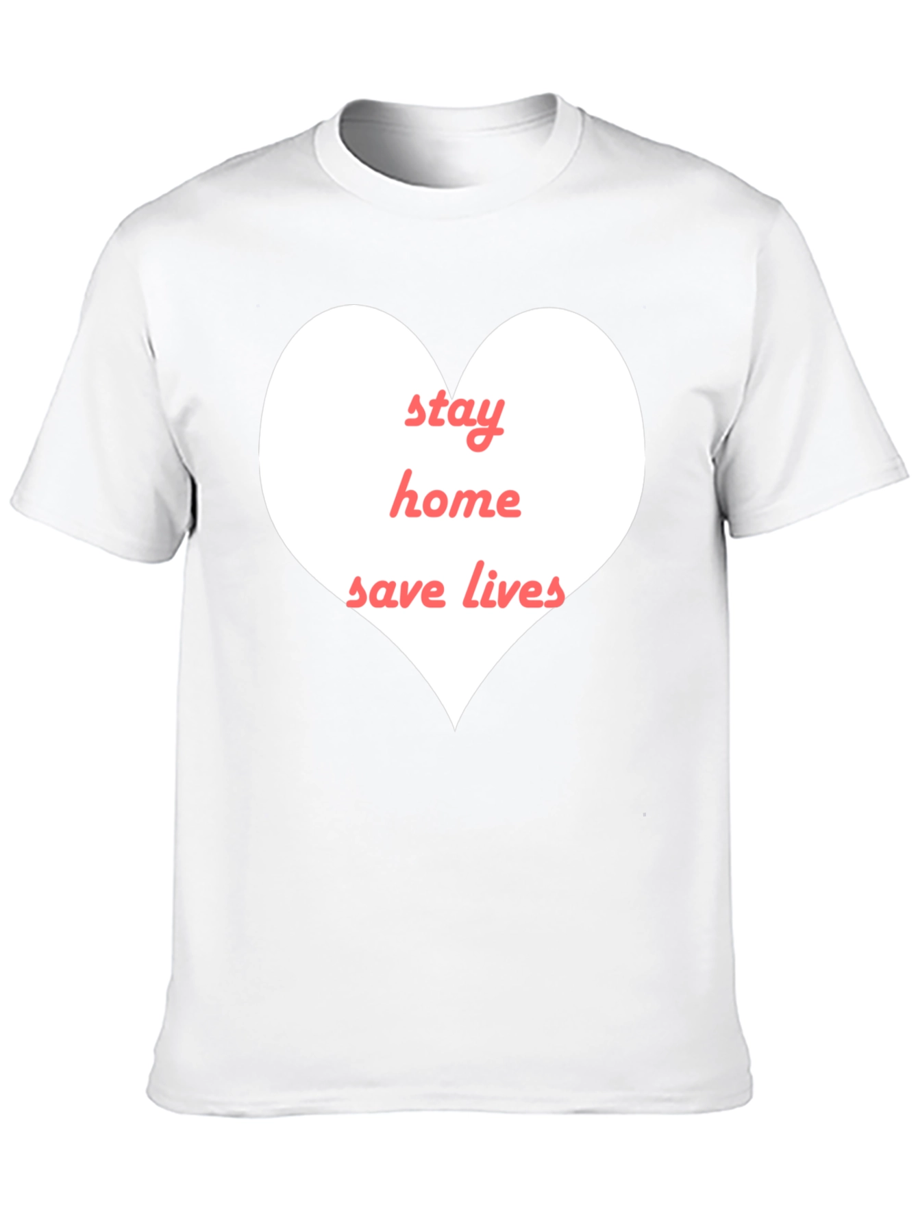 Stay Home Save Lives Graphic Tee