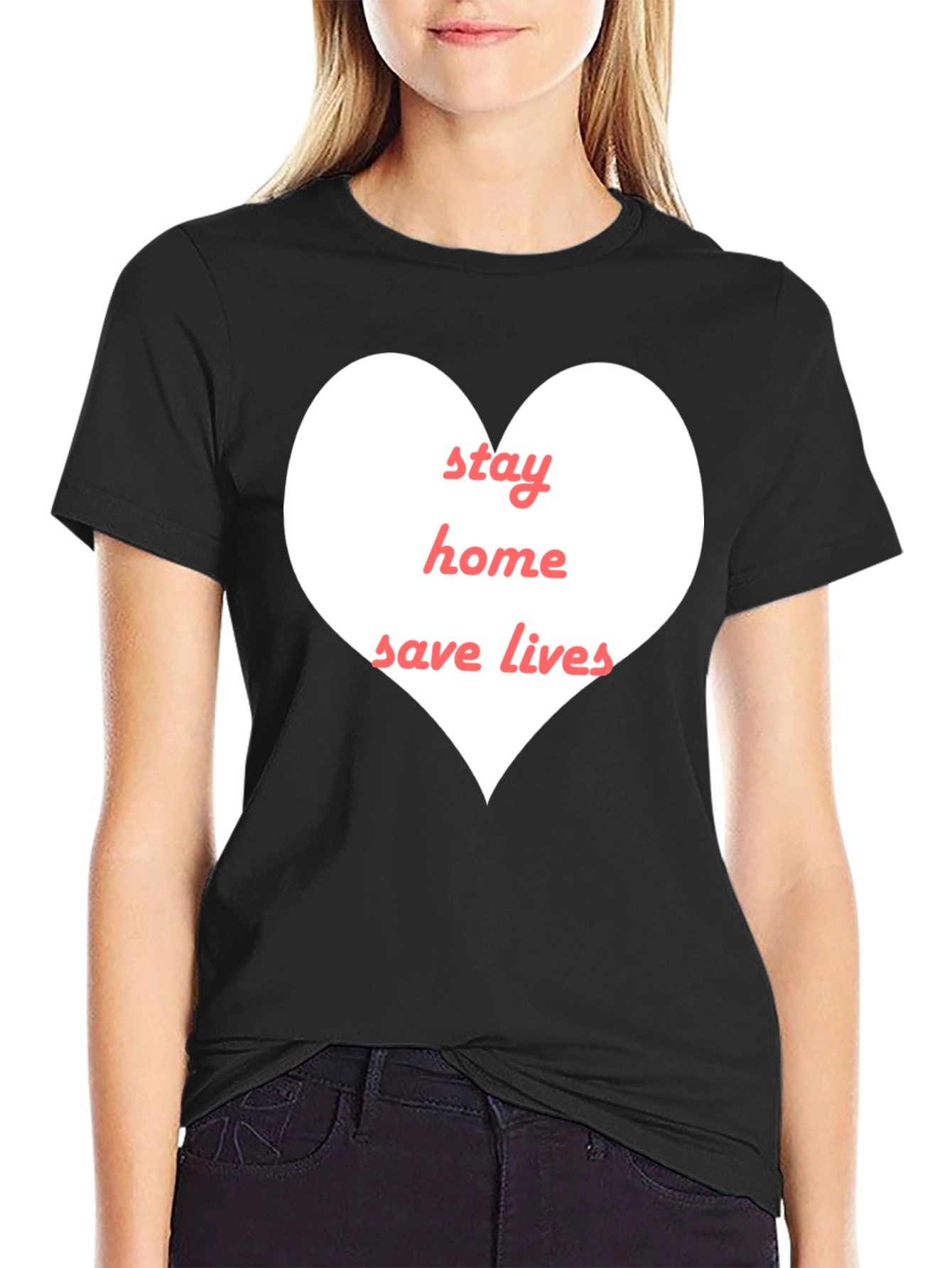 Stay Home Save Lives Graphic Tee