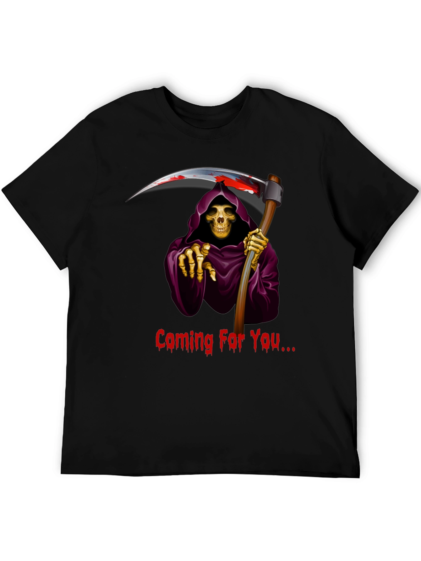 Grim Reaper Graphic T-Shirt - Coming For You