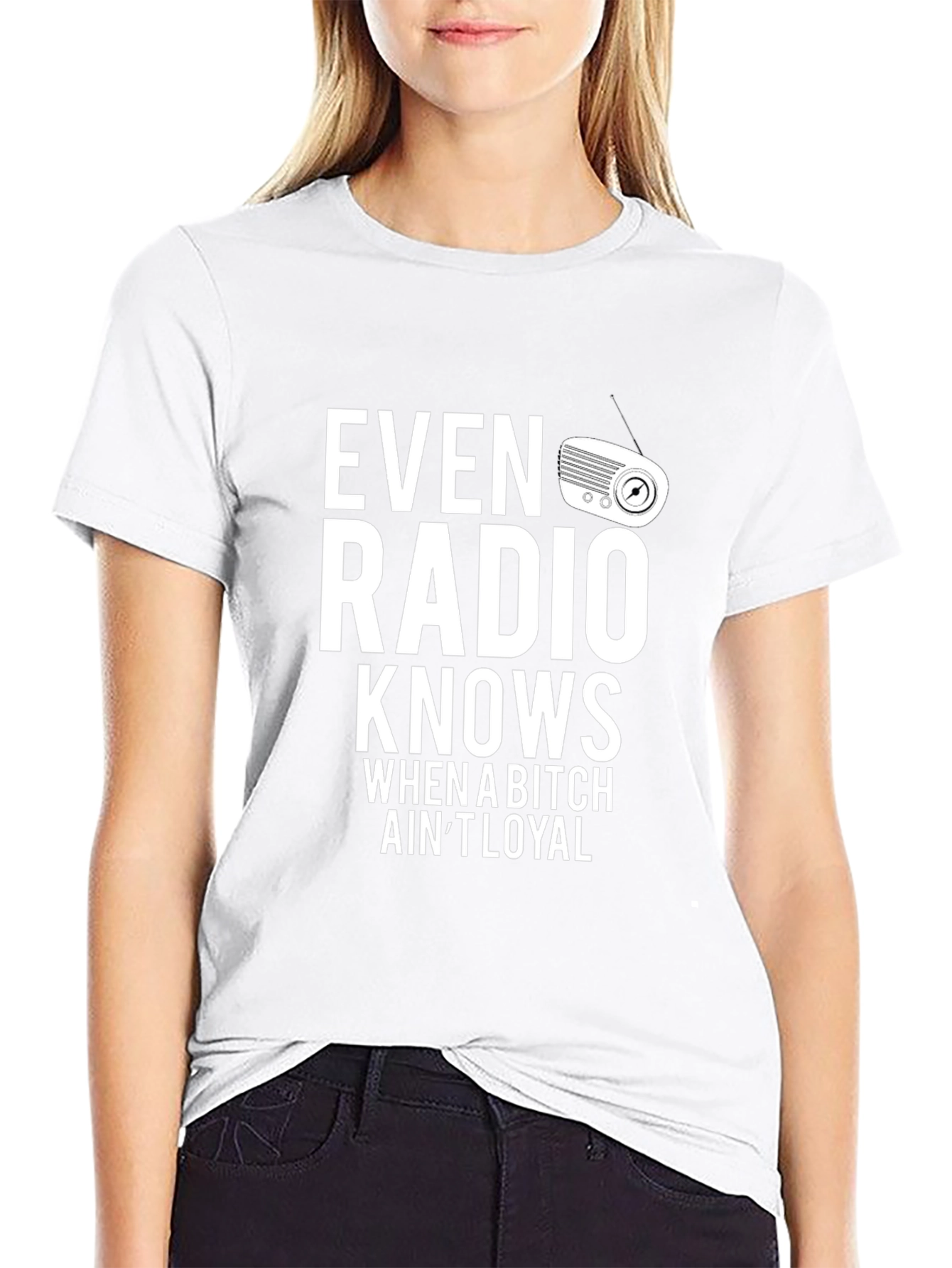 Even Radio Knows Mens Graphic Tee