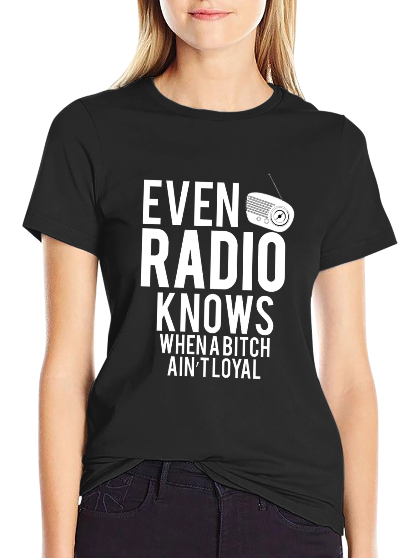 Even Radio Knows Mens Graphic Tee