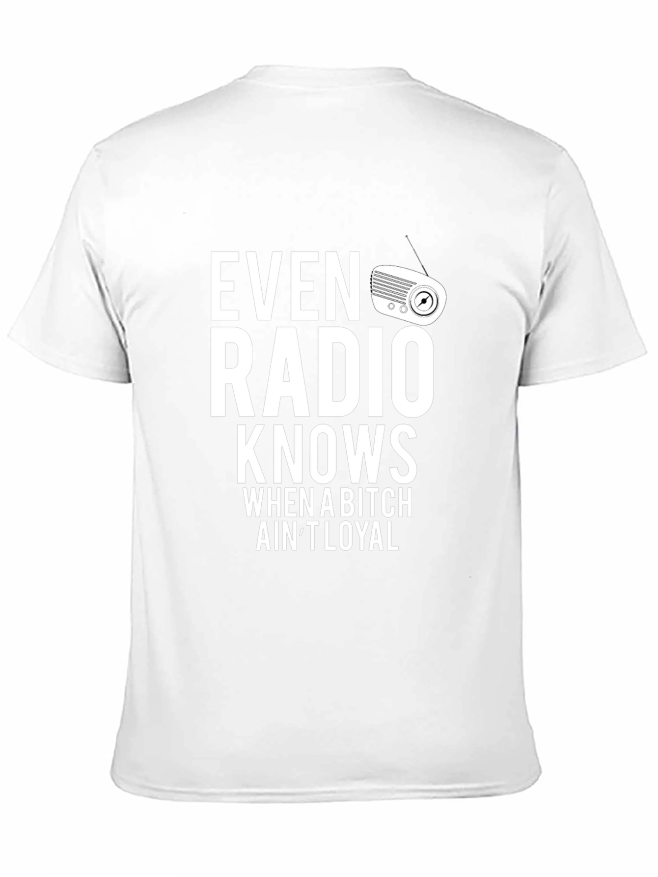 Even Radio Knows Mens Graphic Tee