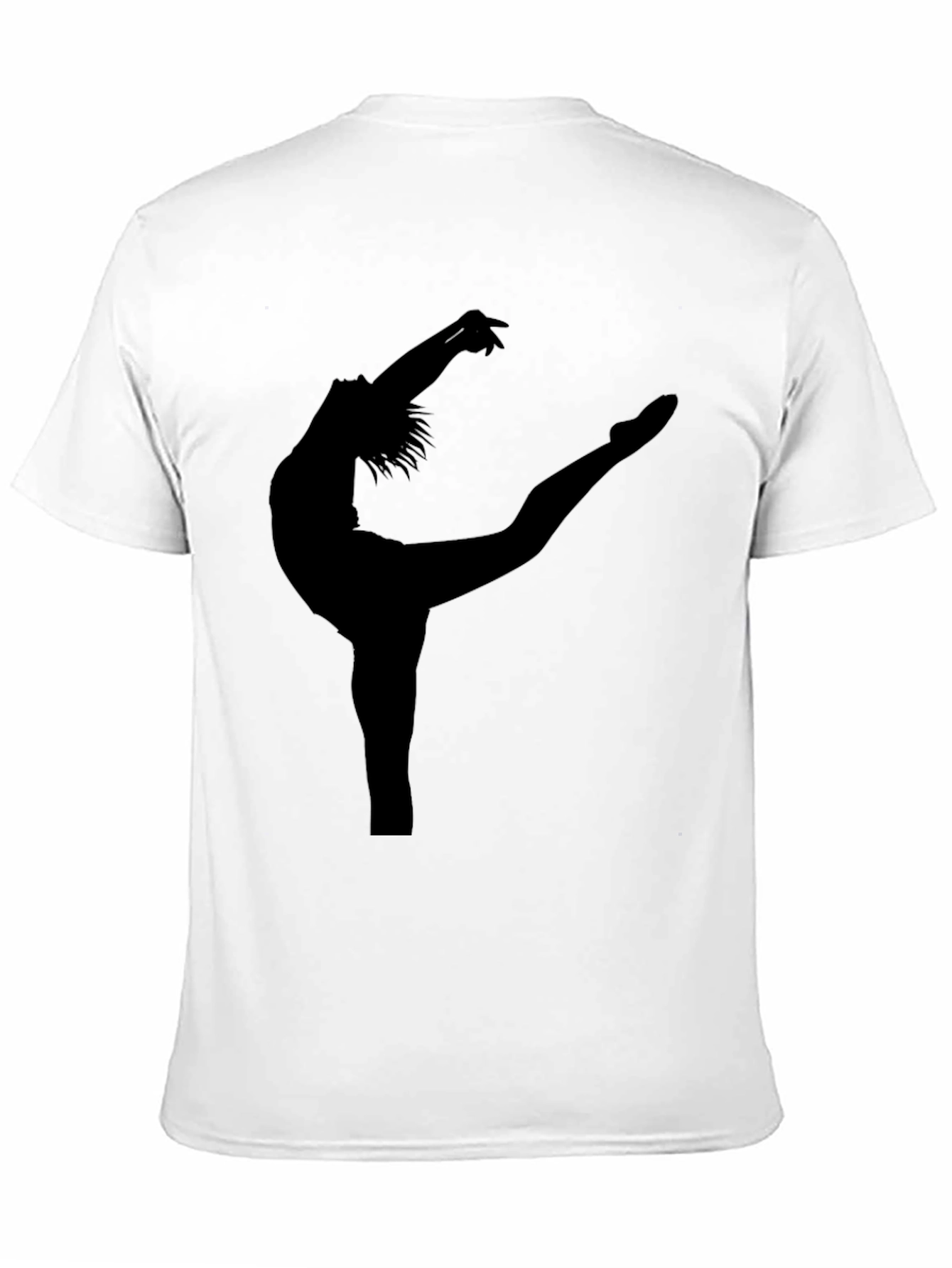 Black Dancer Silhouette Graphic Tee