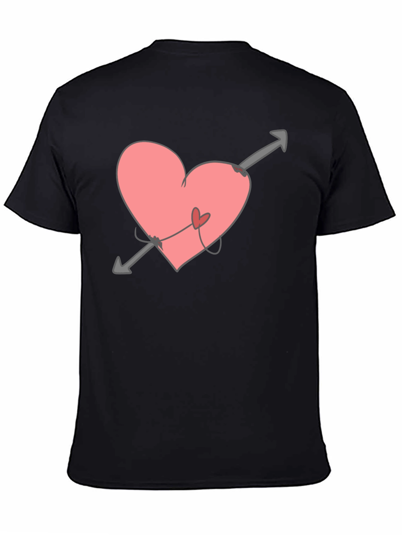 Heart Arrow Tee - Love Struck Black T-Shirt