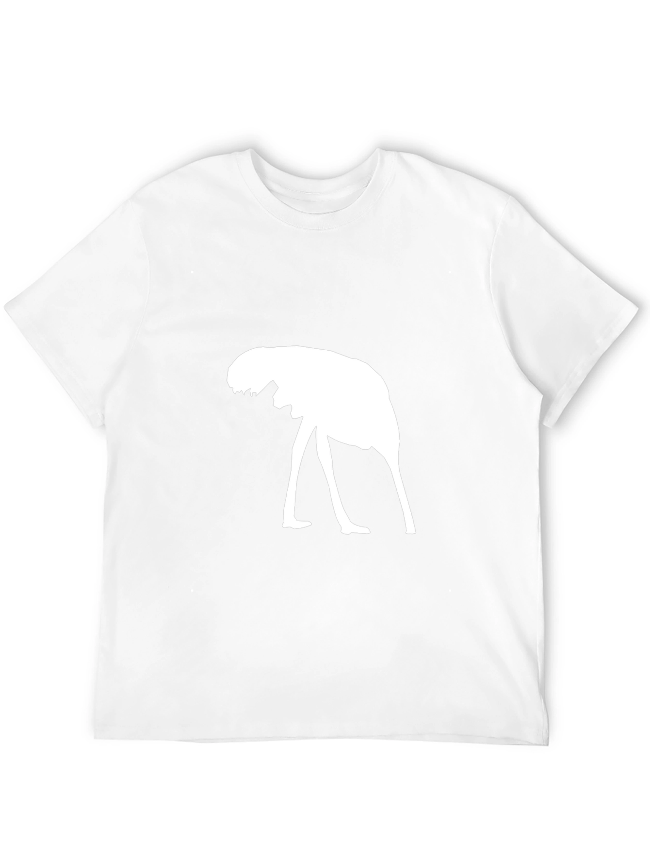 Ostrich Silhouette Black T-Shirt