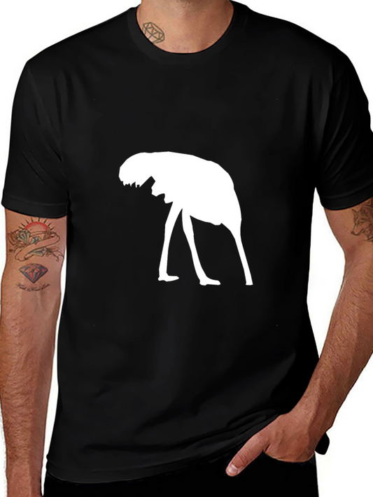 Ostrich Silhouette Black T-Shirt