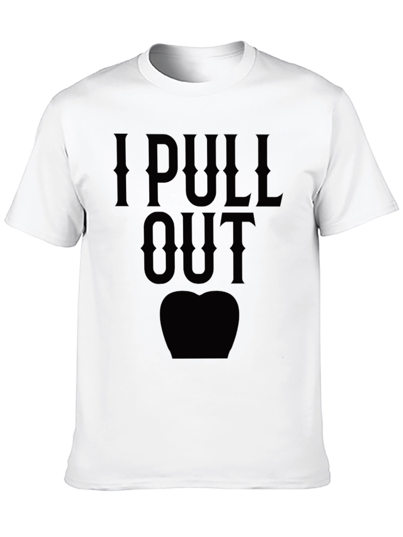 I Pull Out Tooth Dentist Humor Black T-Shirt
