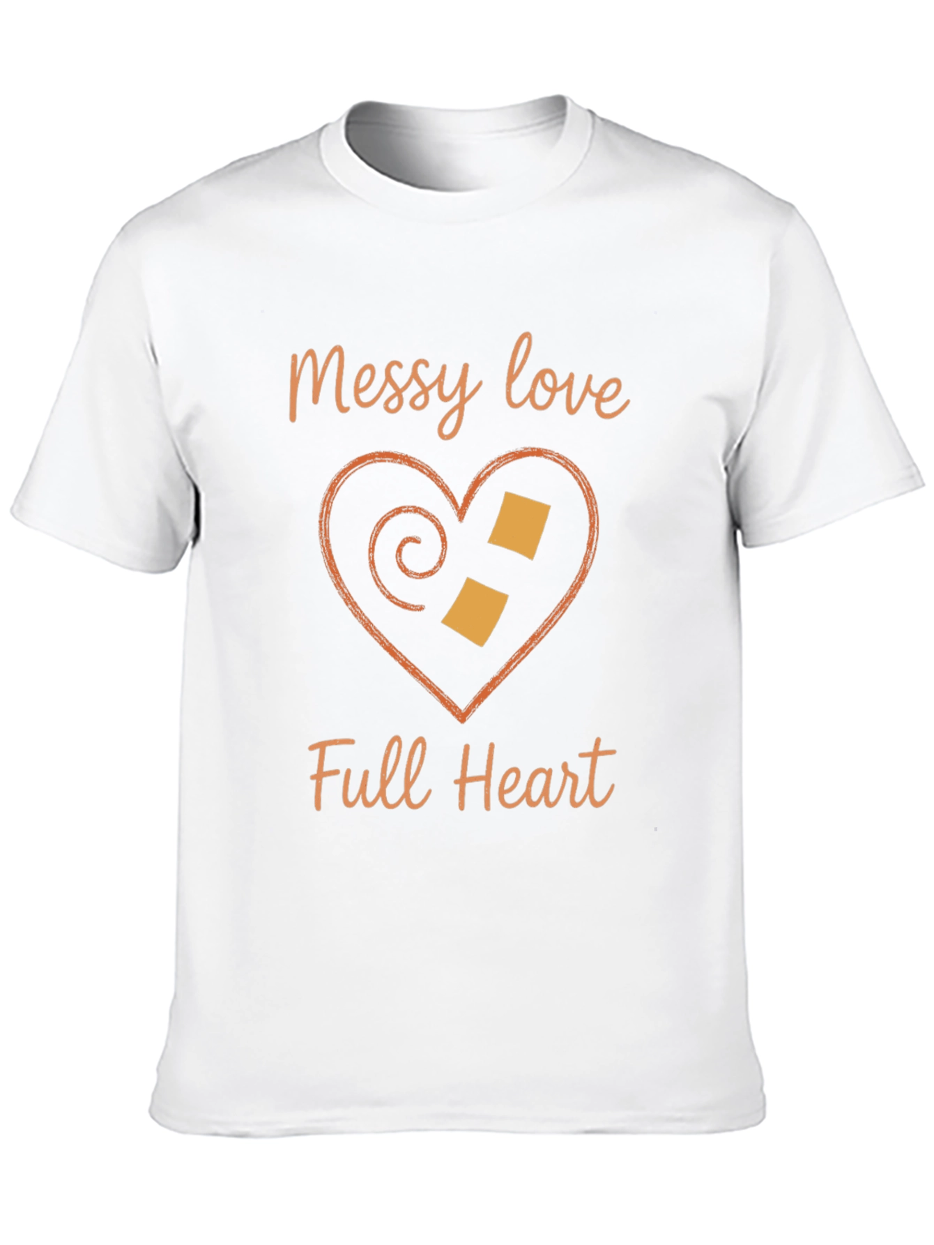 Messy Love Full Heart Graphic T-Shirt