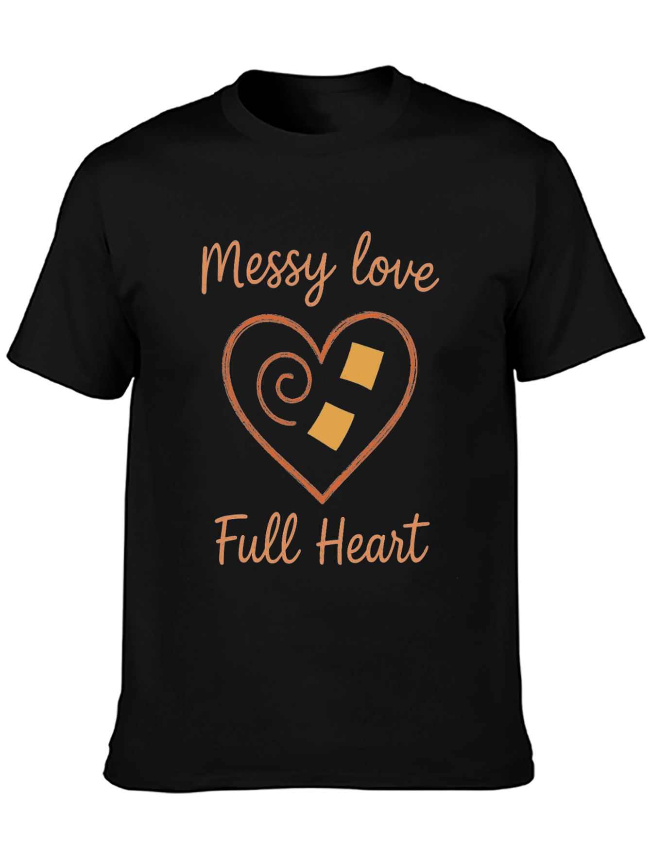 Messy Love Full Heart Graphic T-Shirt