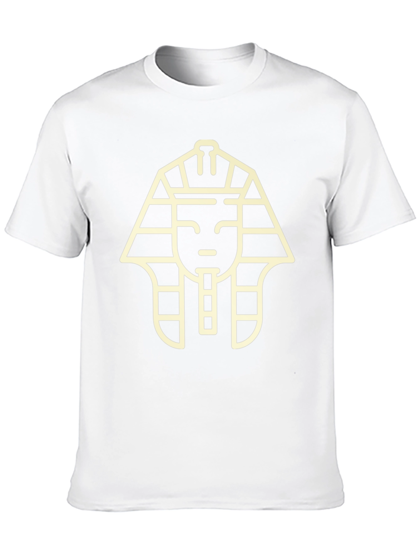 Egyptian Pharaoh Graphic Tee - Black Crew Neck