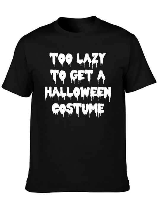 Lazy Halloween Costume Graphic Tee