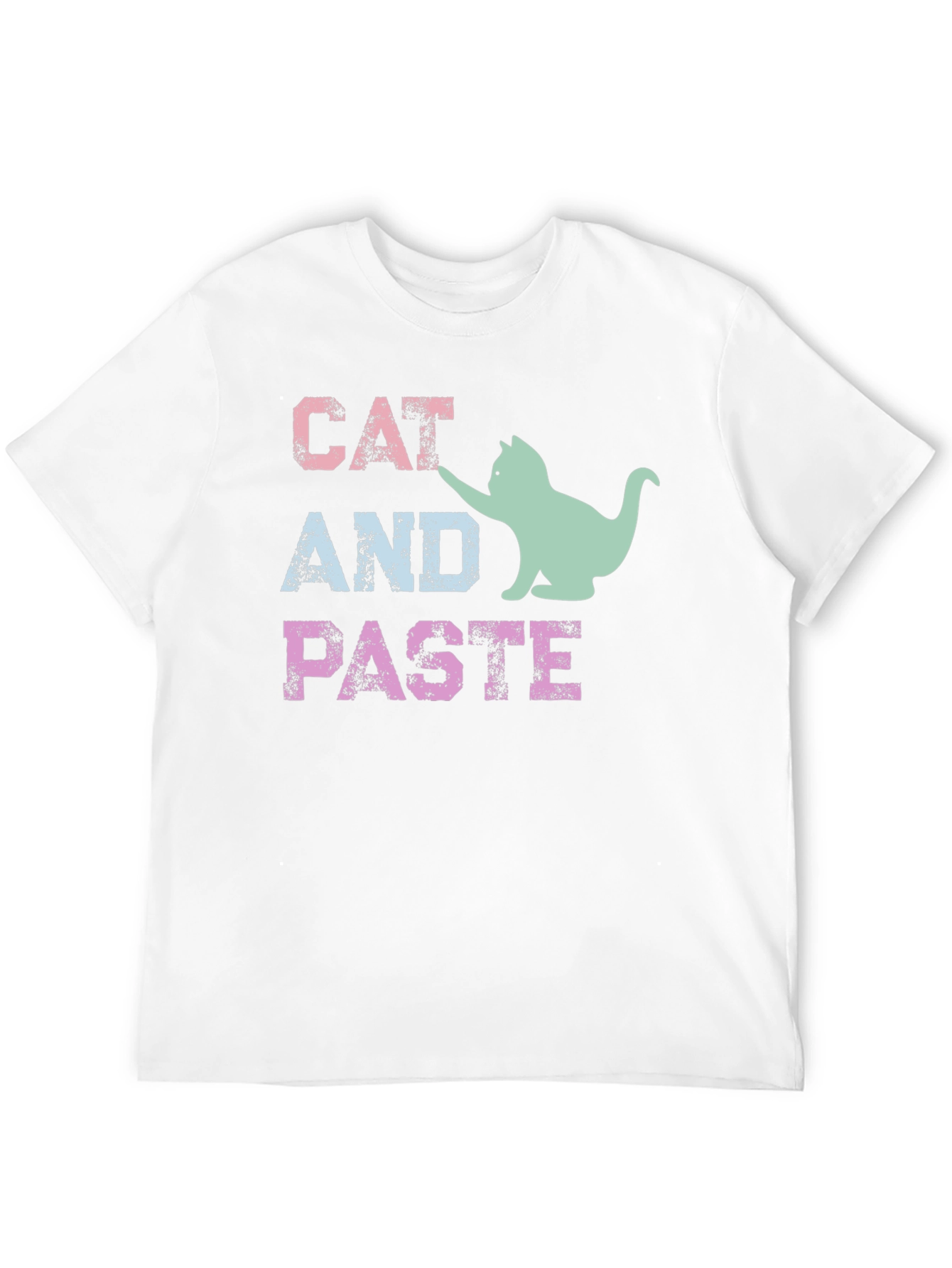 Cat and Paste Graphic T-Shirt