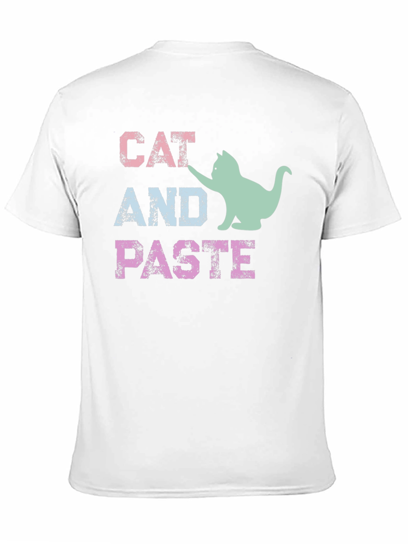 Cat and Paste Graphic T-Shirt