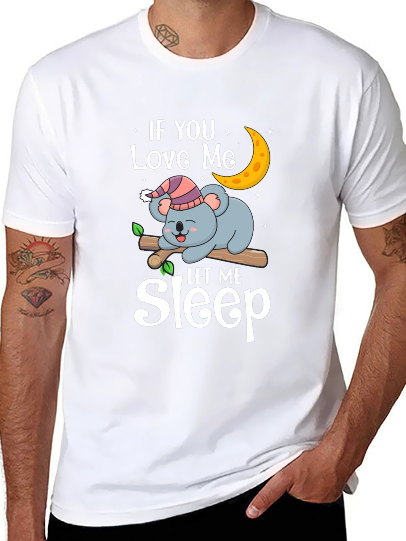 If You Love Me Let Me Sleep Koala T-Shirt