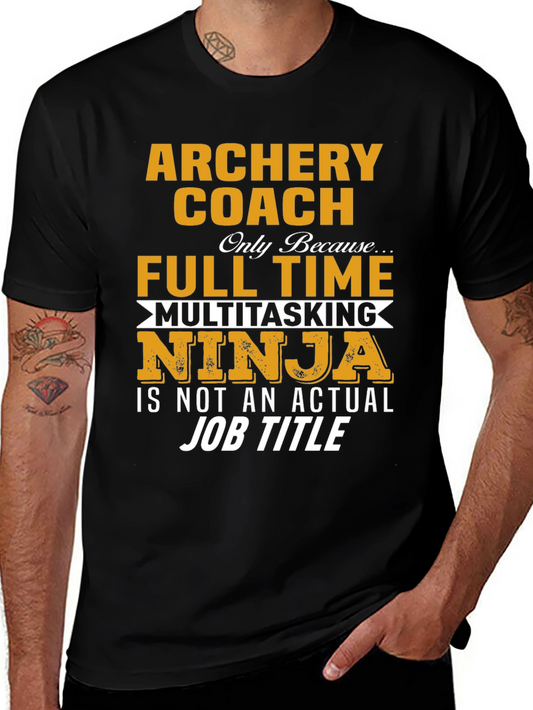Archery Coach Novelty T-Shirt