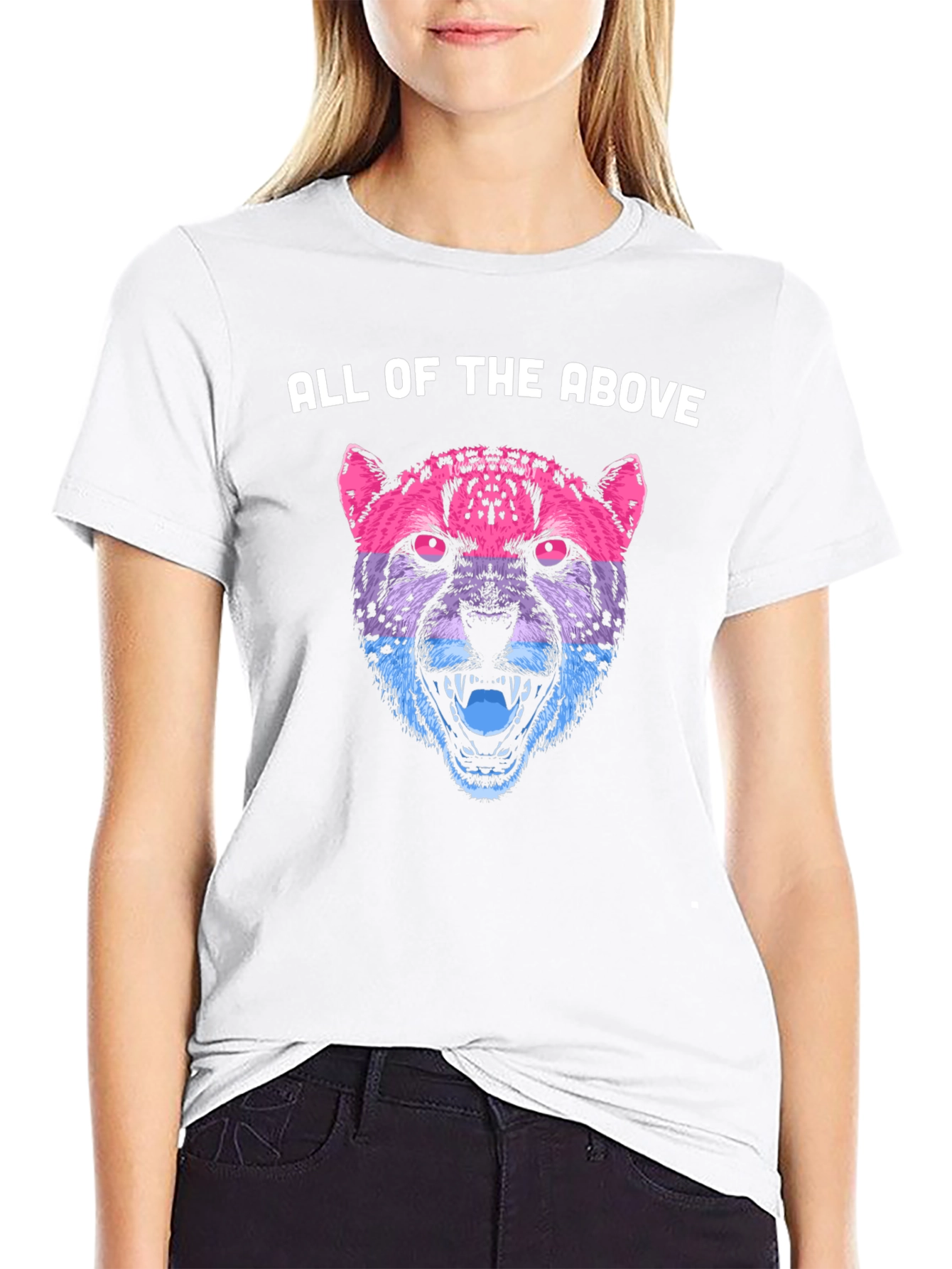 Bisexual Pride Cheetah Graphic T-Shirt
