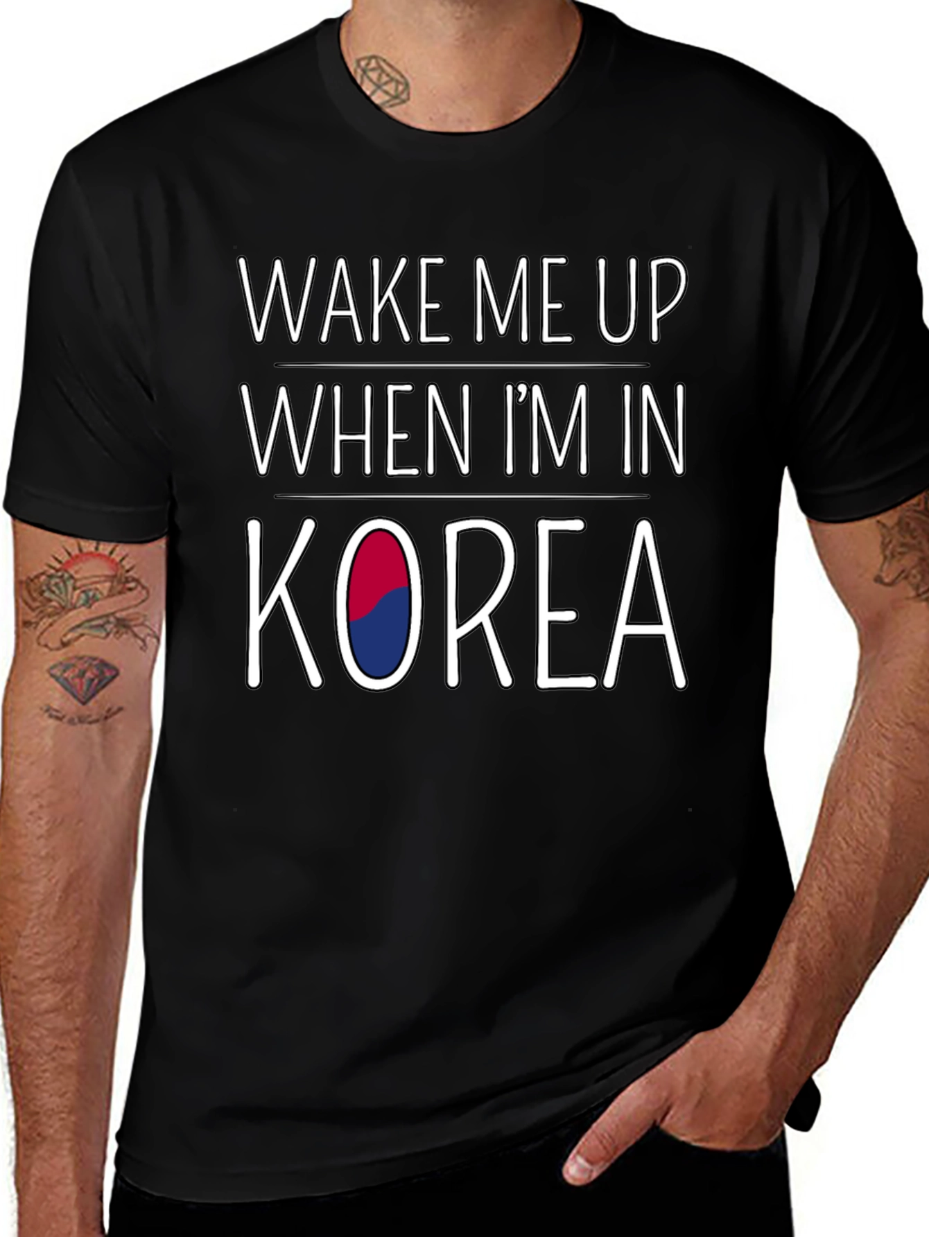 Wake Me Up When Im In Korea T-Shirt