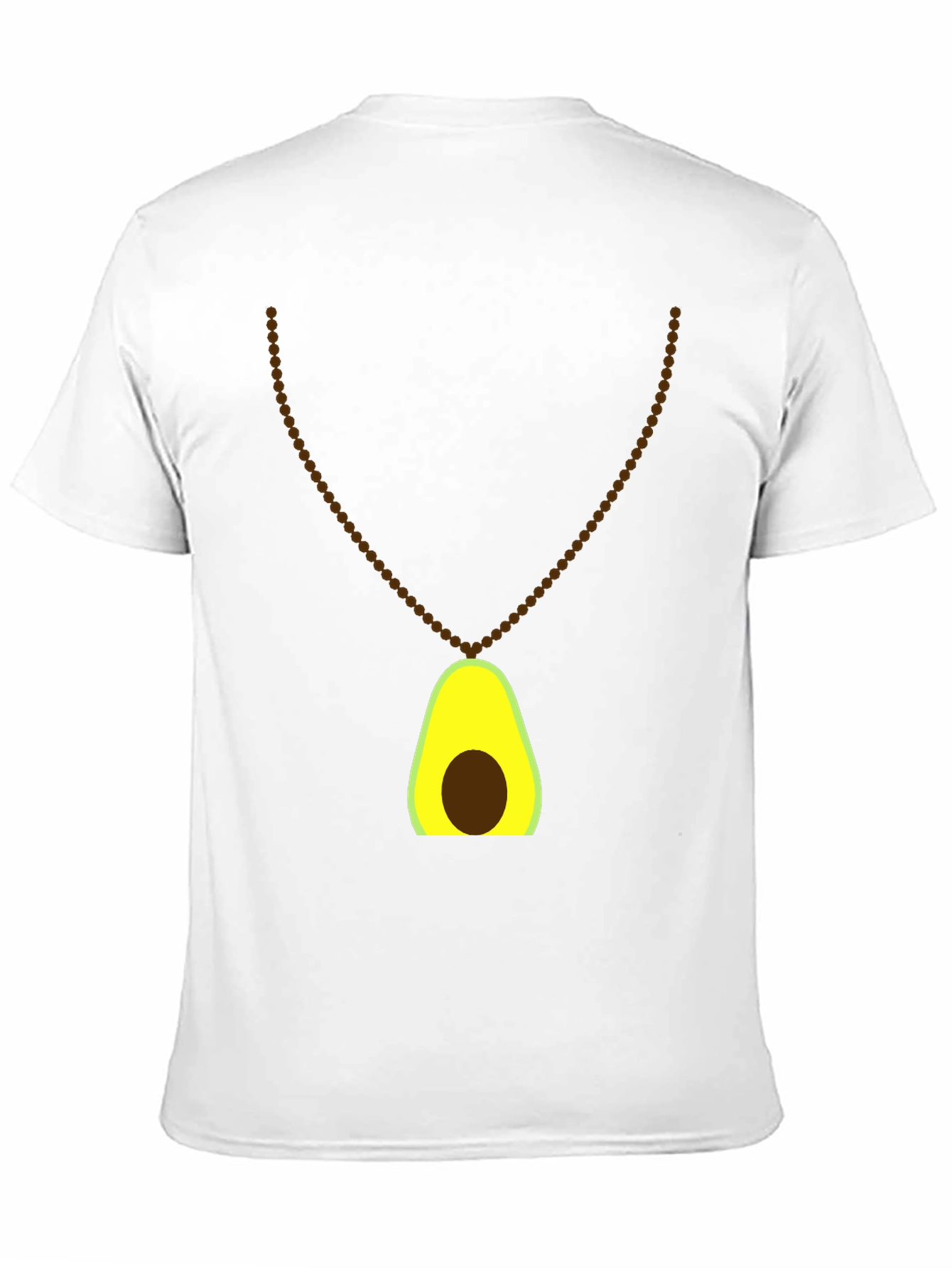 Avocado Necklace Graphic Tee - Stylish & Fun