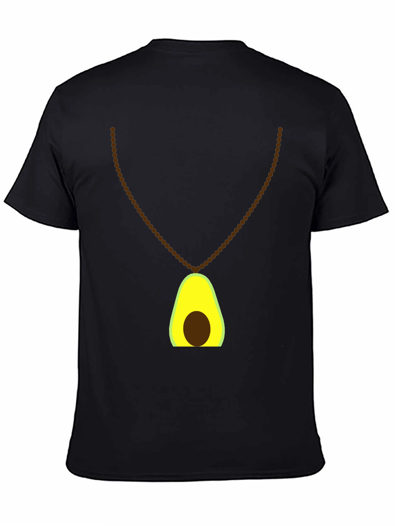 Avocado Necklace Graphic Tee - Stylish & Fun