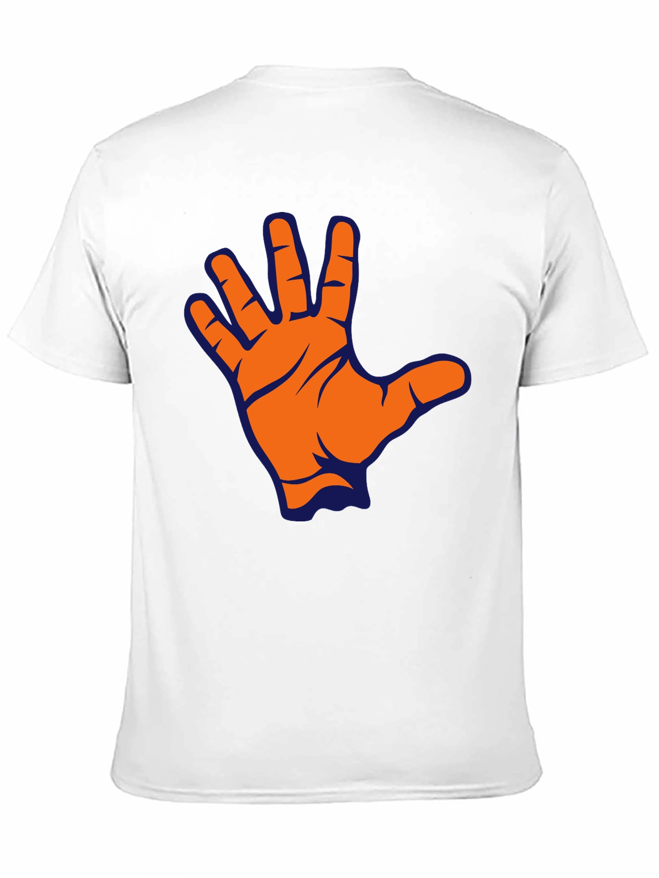 Live Long T-Shirt - Black Vulcan Salute Tee